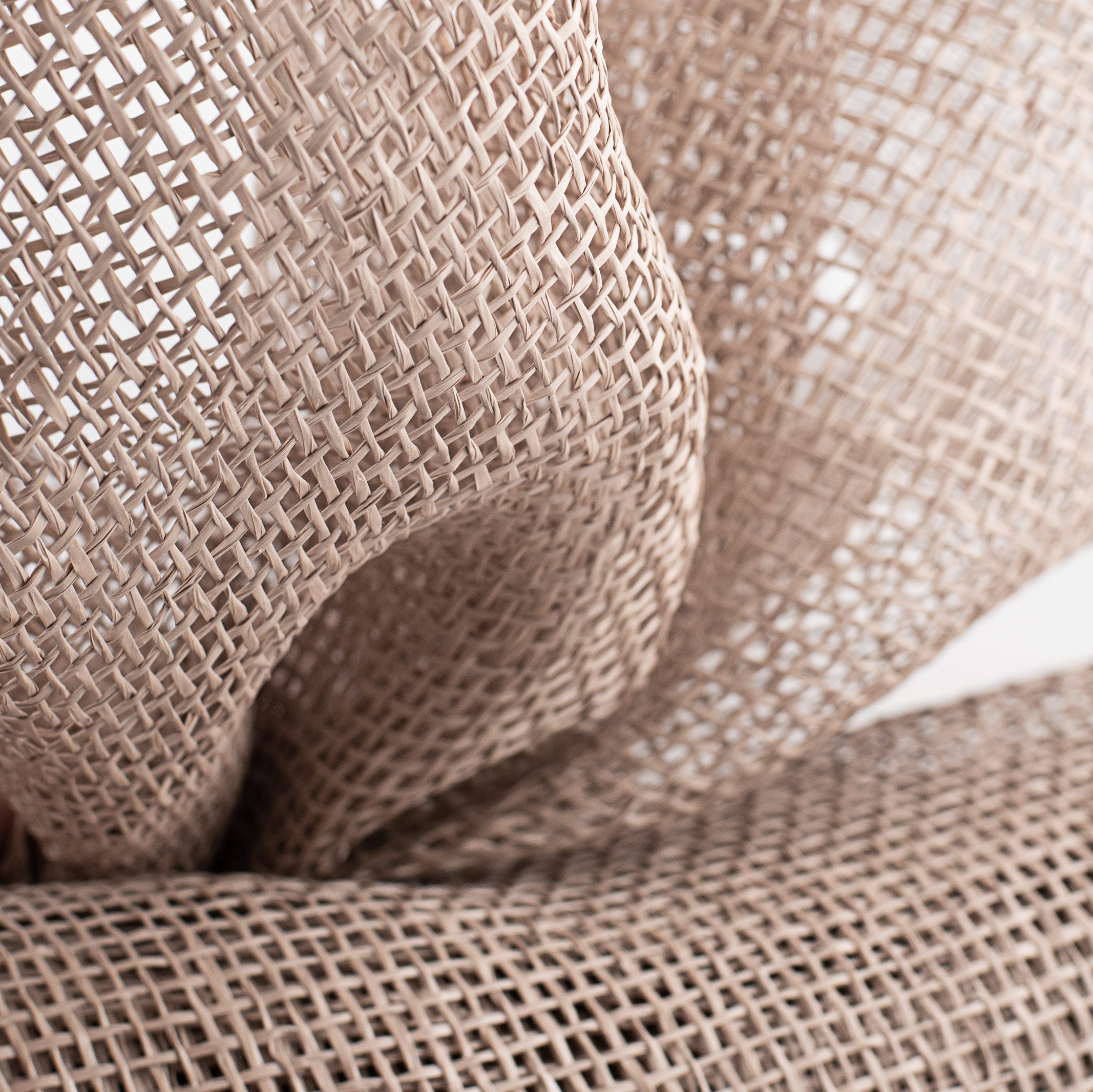 21" Poly Burlap Deco Mesh: Natural Lifestyle Photo