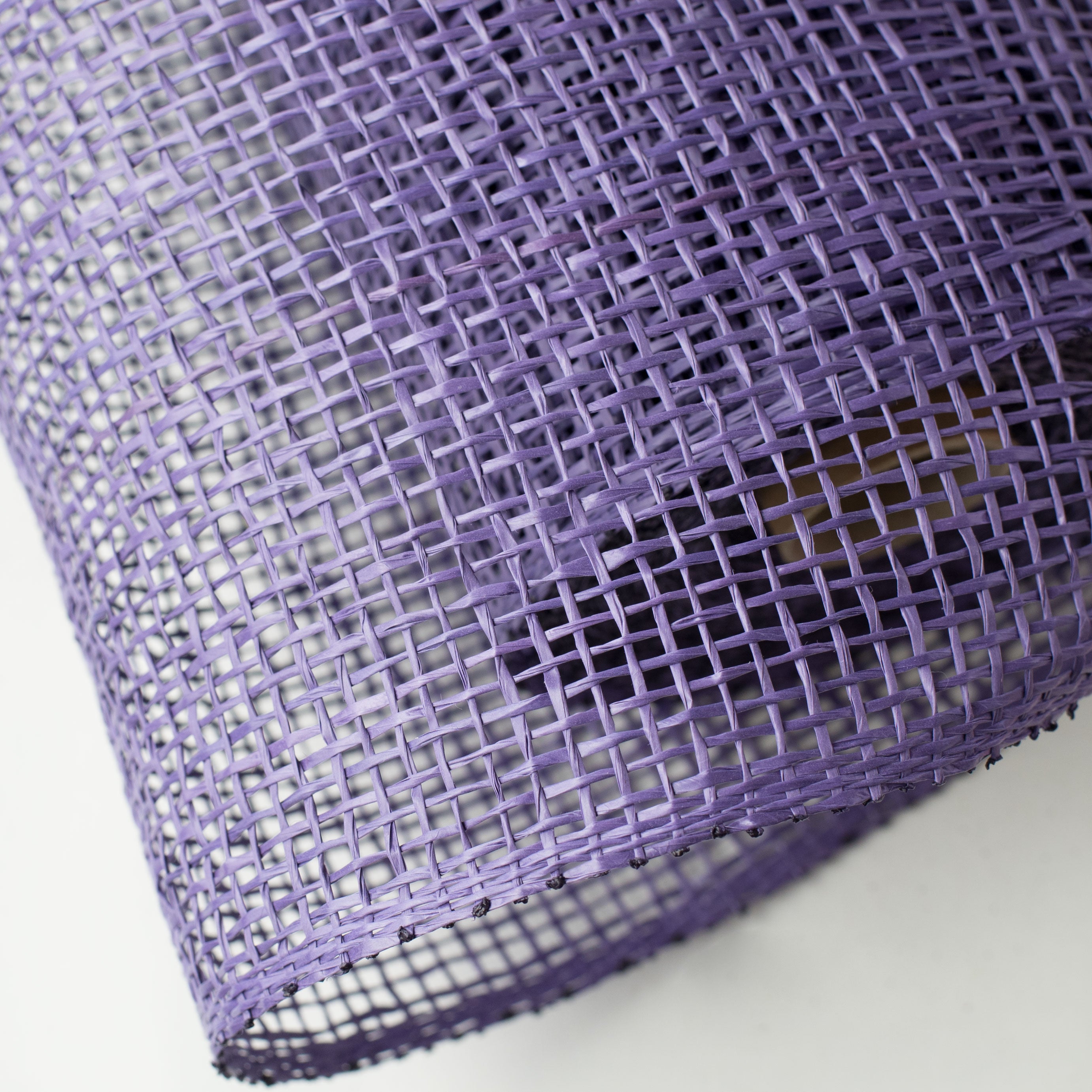 21" Poly Burlap Deco Mesh: Purple Lifestyle Photo