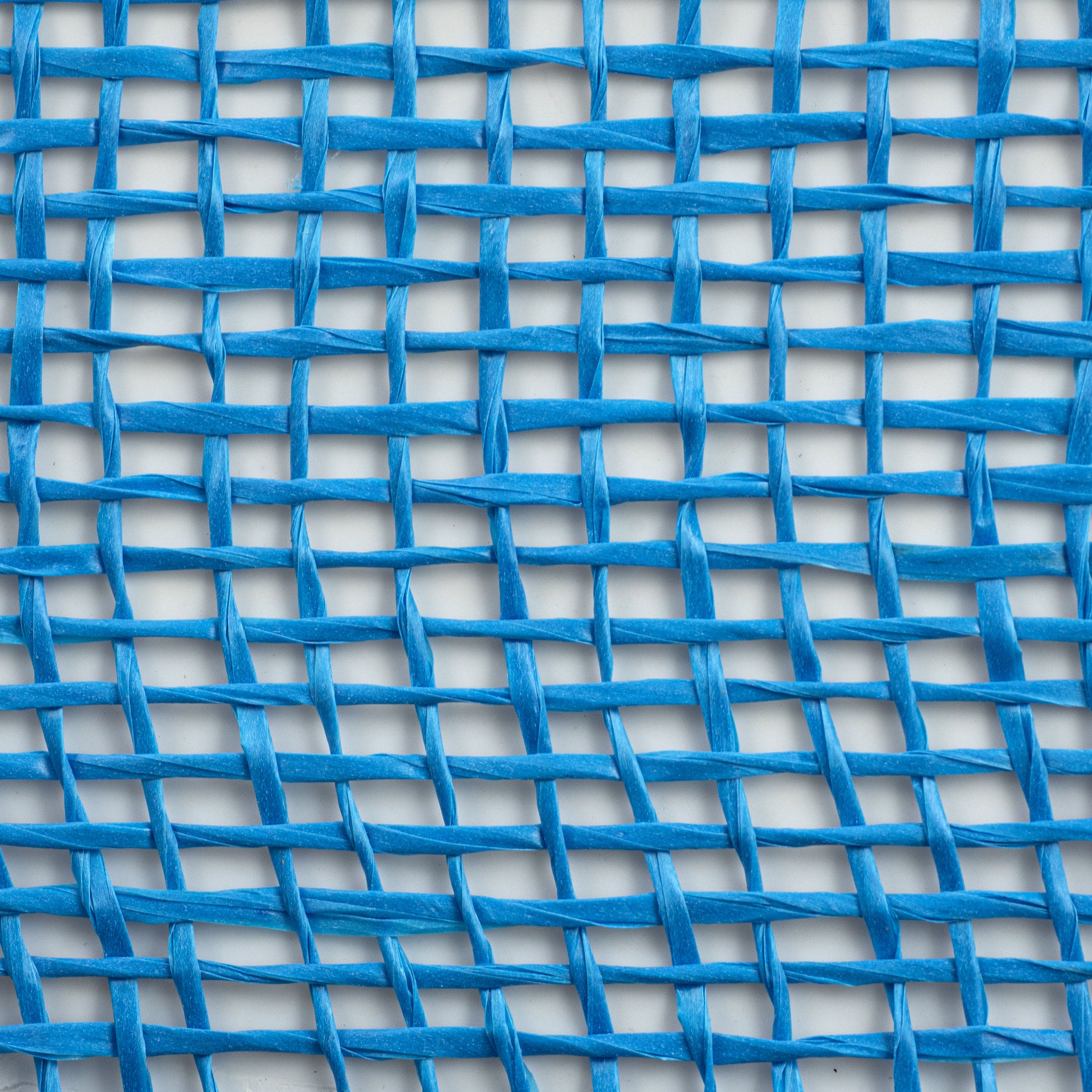 10" Poly Burlap Mesh: Blue detail photo 3