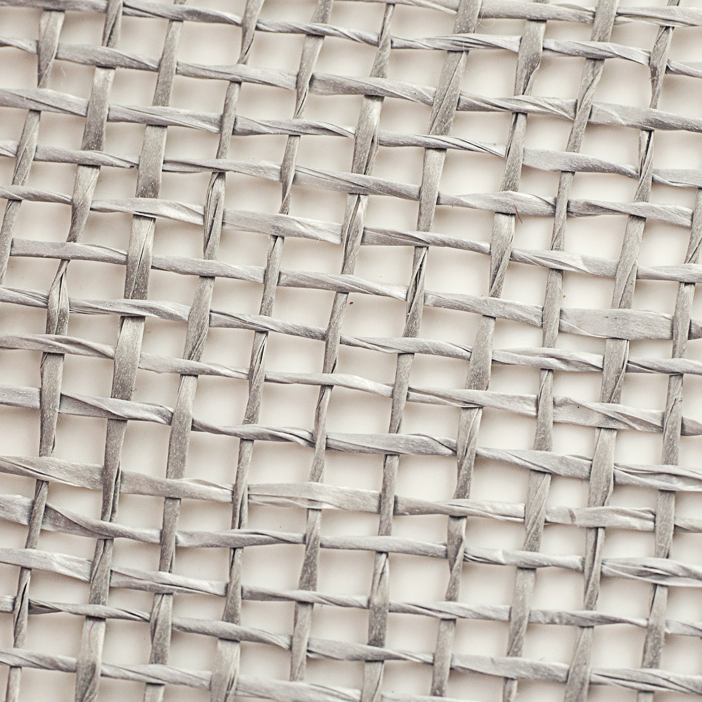 10" Poly Burlap Mesh: Grey detail photo 3