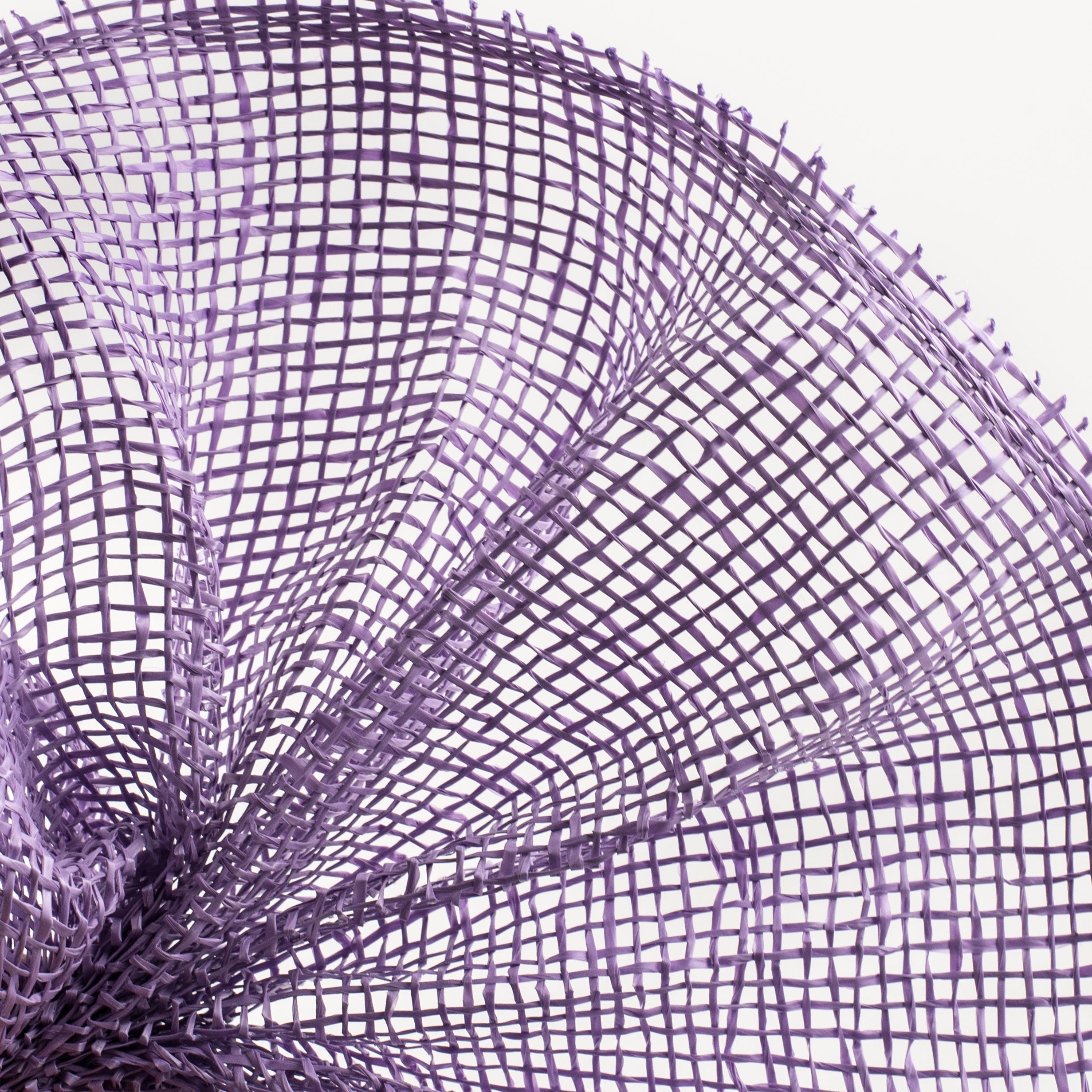 10" Poly Burlap Mesh: Lavender Purple Lifestyle Photo