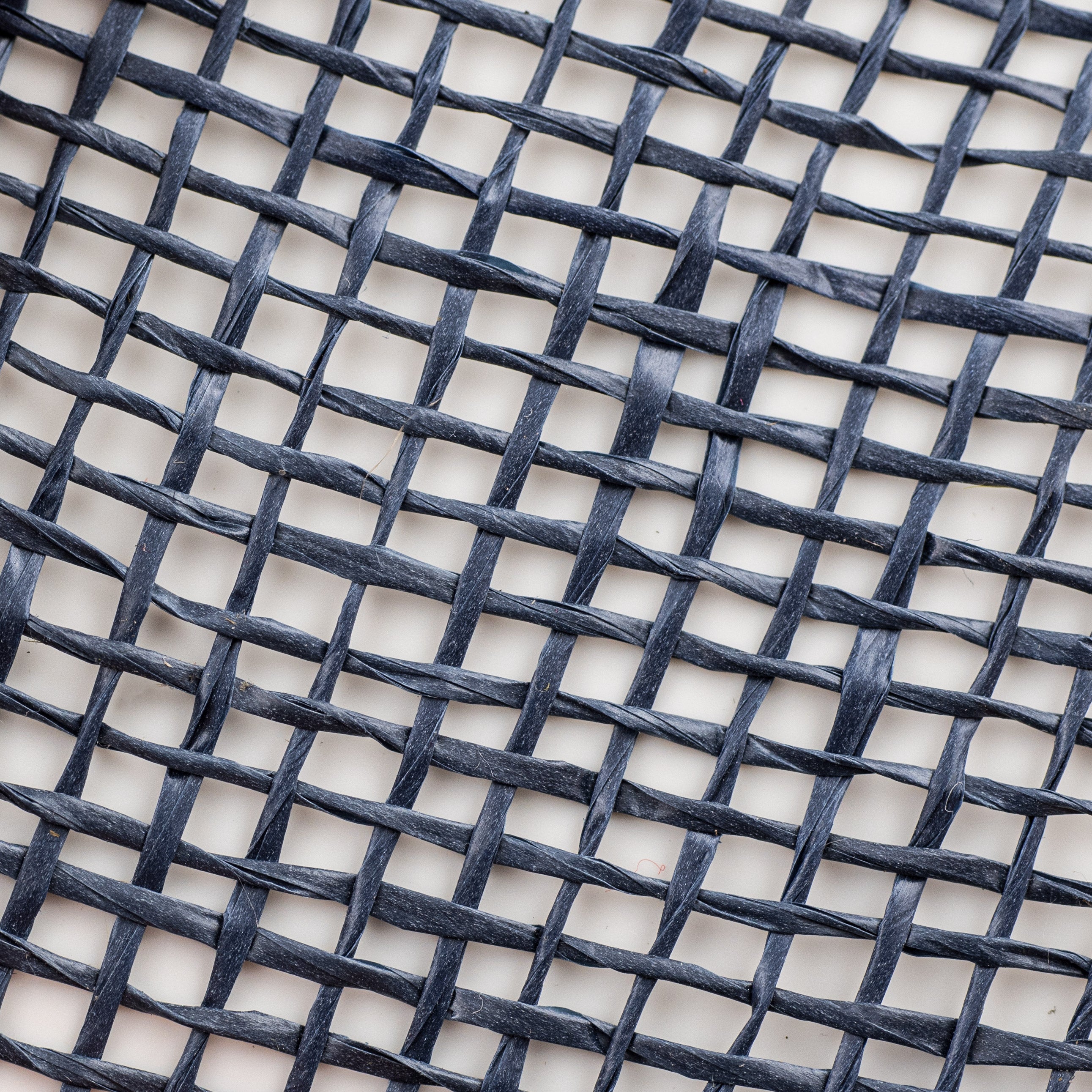 10" Poly Burlap Mesh: Navy Blue detail photo 3