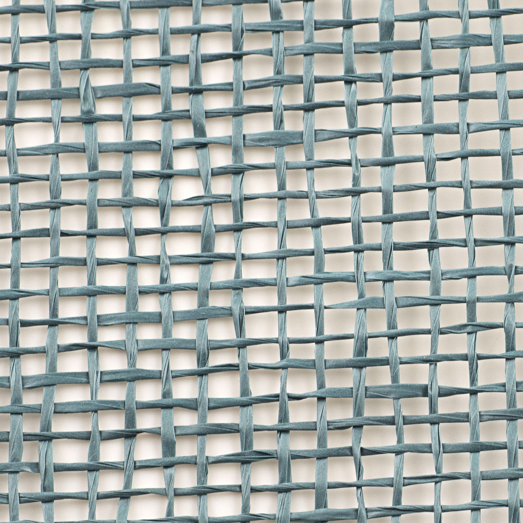 10" Poly Burlap Mesh: Smoke Blue detail photo 3
