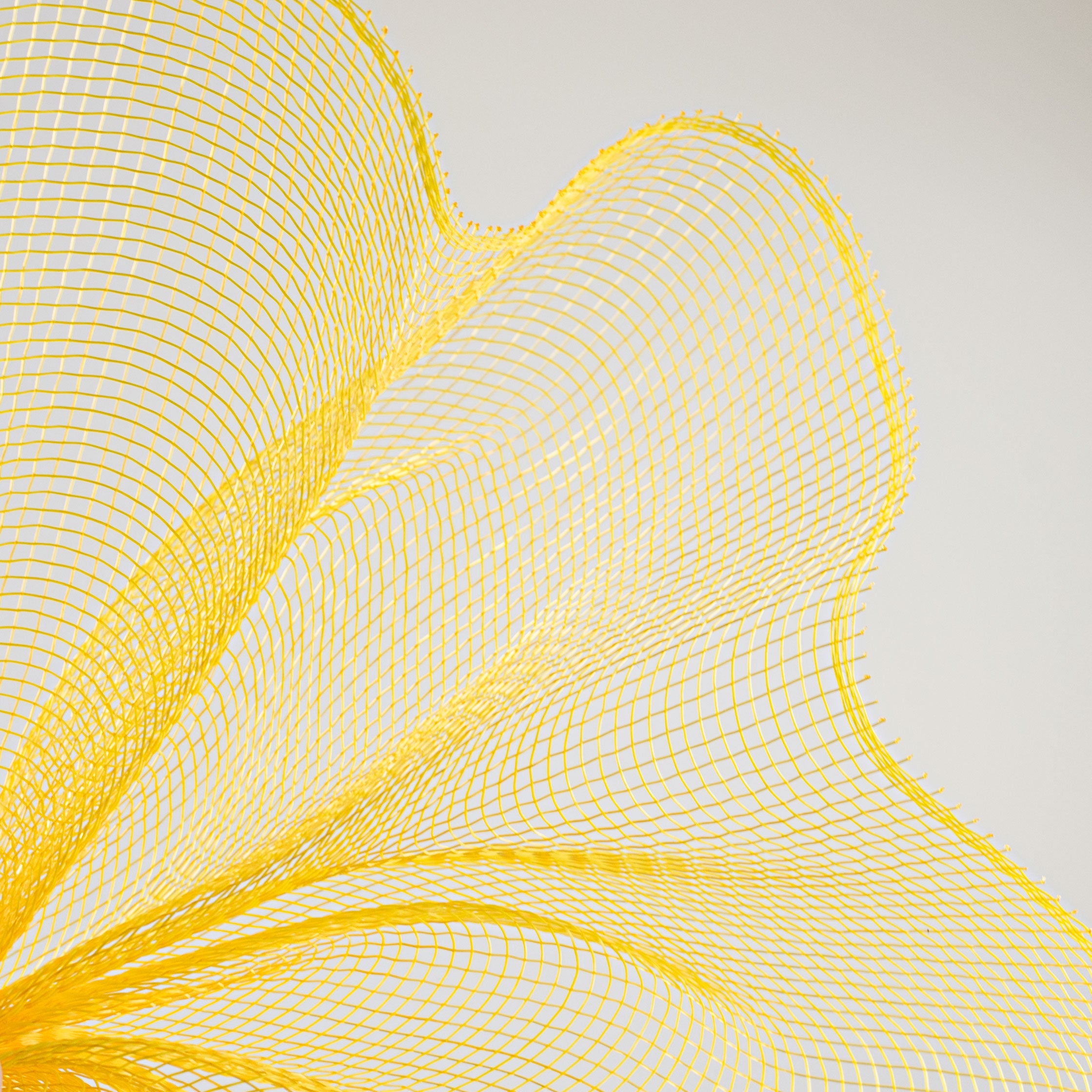 10" Poly Deco Mesh: 2-Tone Yellow/Gold Lifestyle Photo