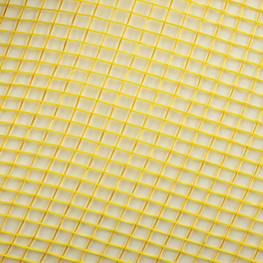 10" Poly Deco Mesh: 2-Tone Yellow/Gold detail photo 3