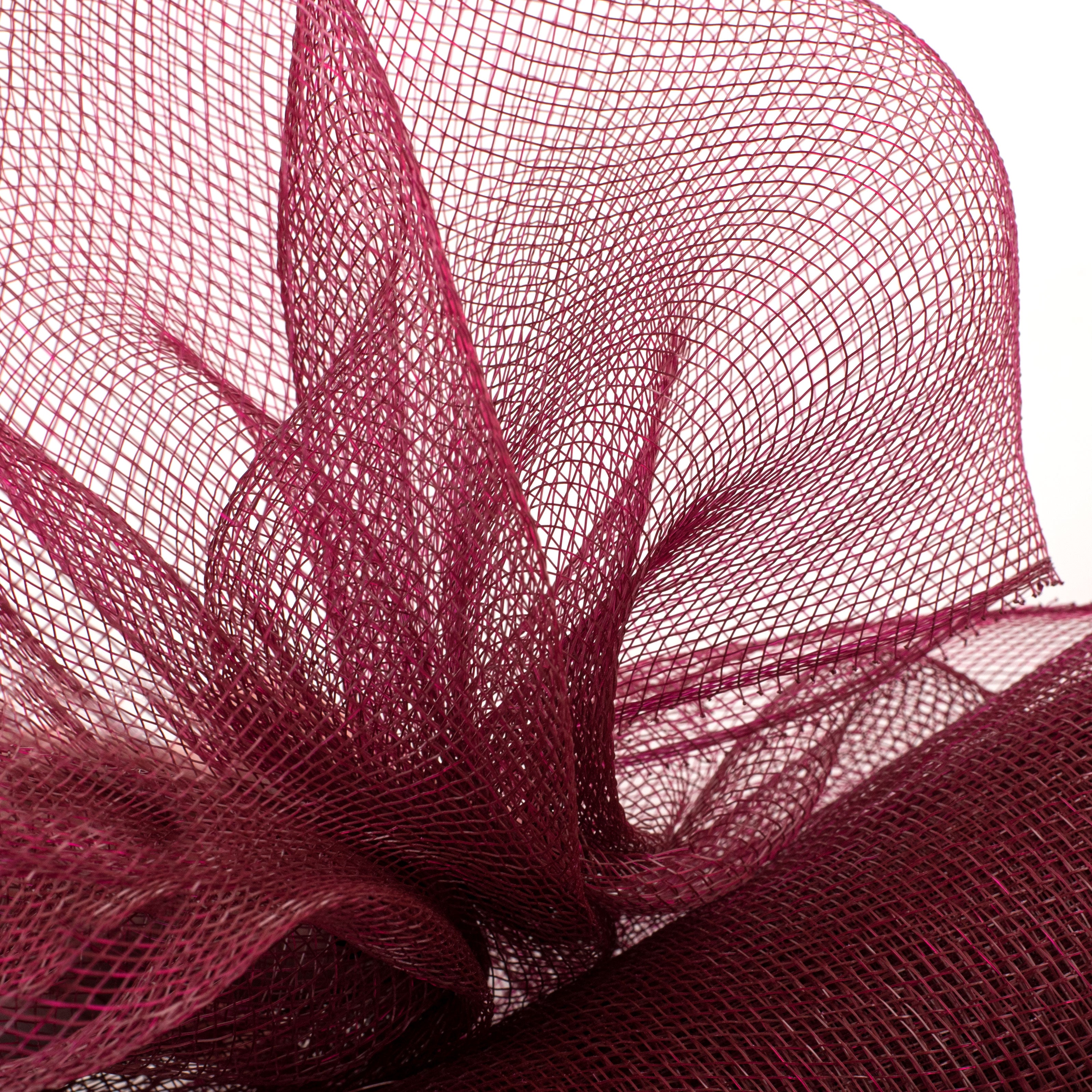 21" Poly Deco Mesh: Burgundy Lifestyle Photo