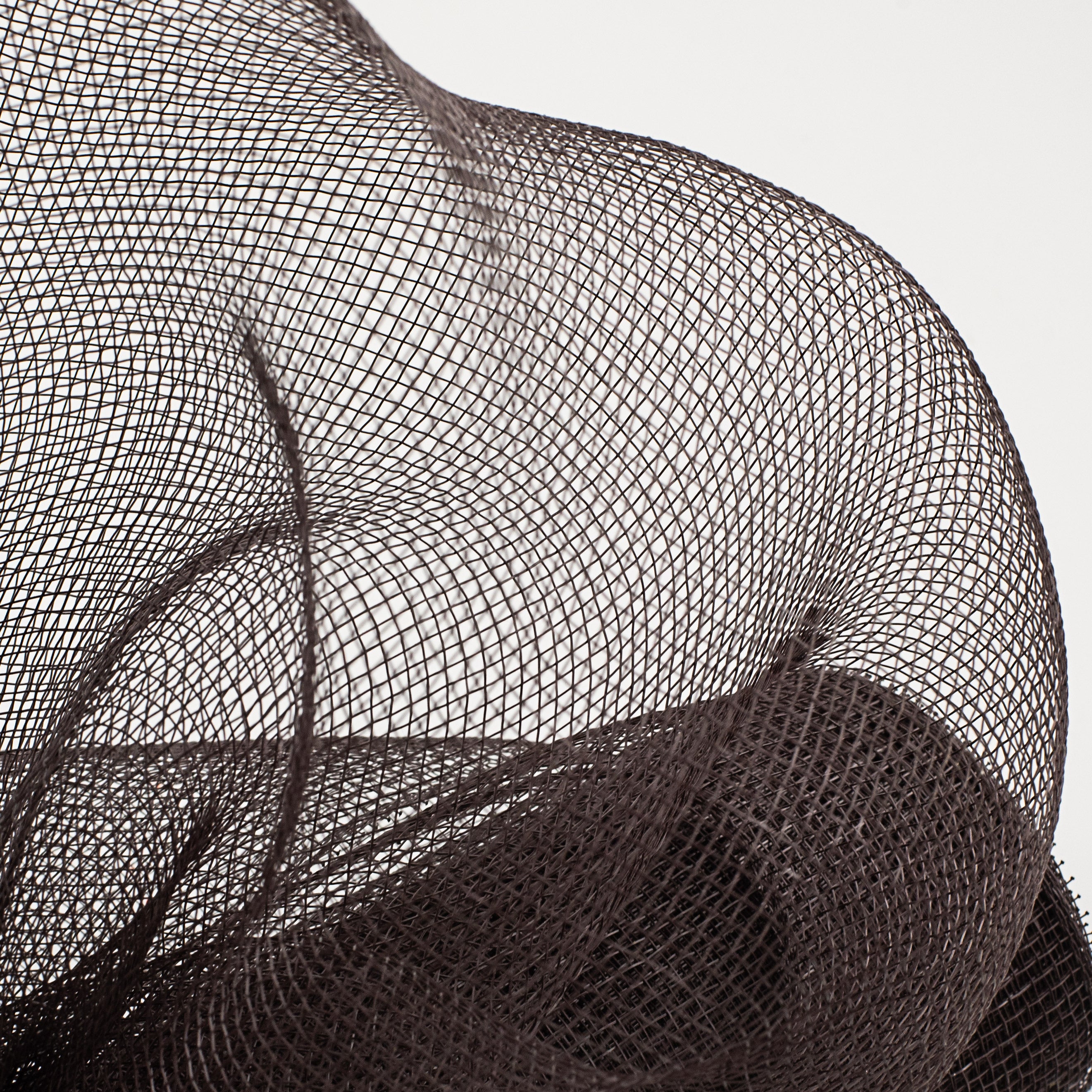 21" Poly Deco Mesh: Chocolate Brown Lifestyle Photo