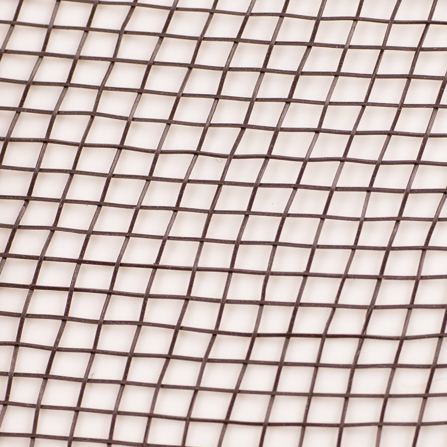 21" Poly Deco Mesh: Chocolate Brown detail photo 3