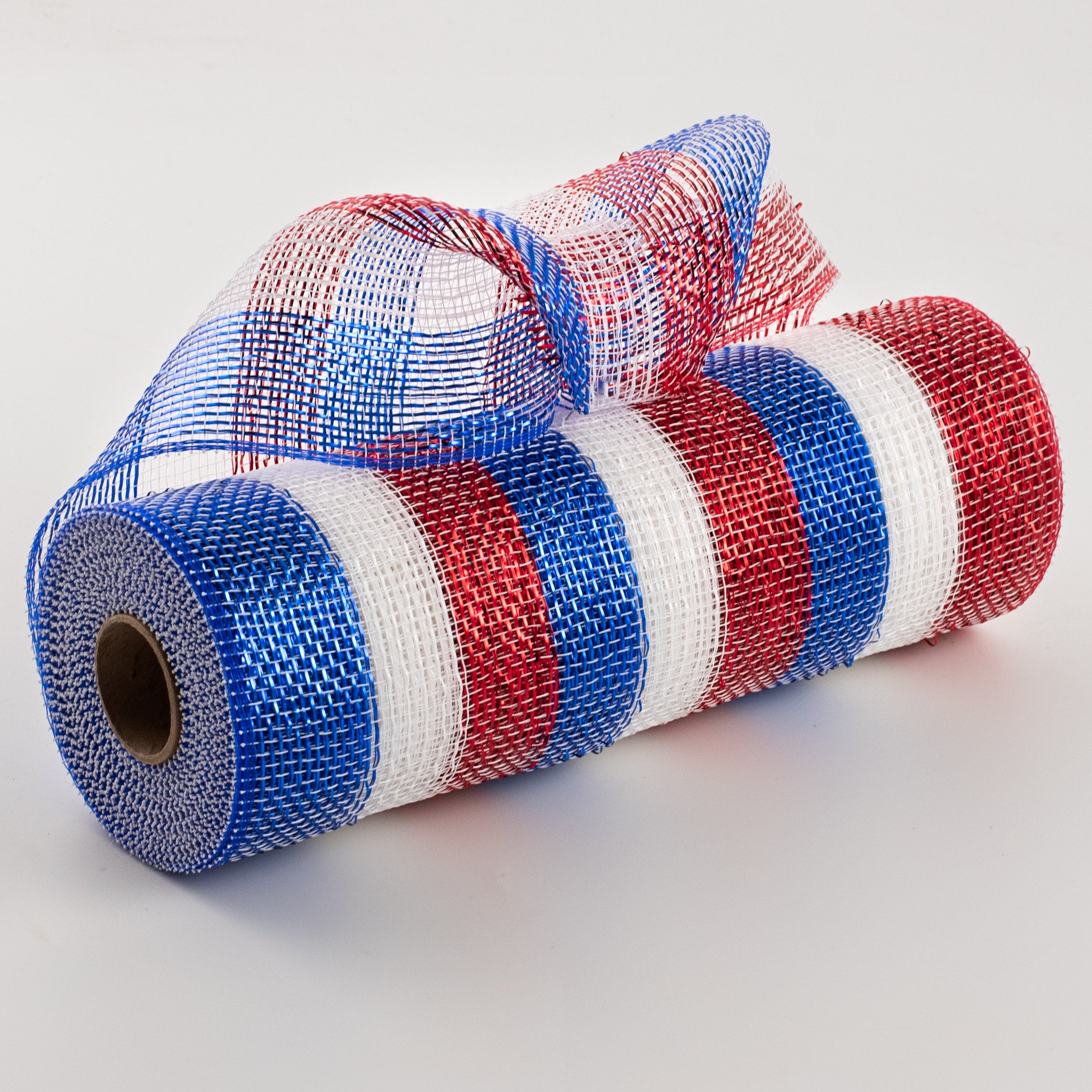 10" Poly Deco Mesh: Deluxe Stripe Patriotic Item Number: RE1332H3
