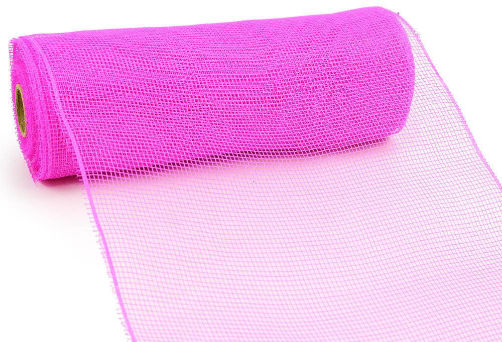 10" Poly Deco Mesh: Hot Pink detail photo 3