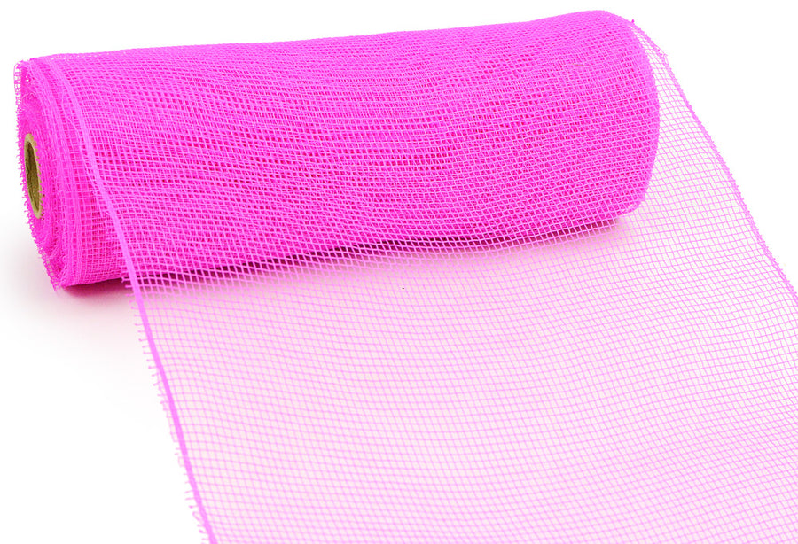 10" Poly Deco Mesh: Hot Pink detail photo 3