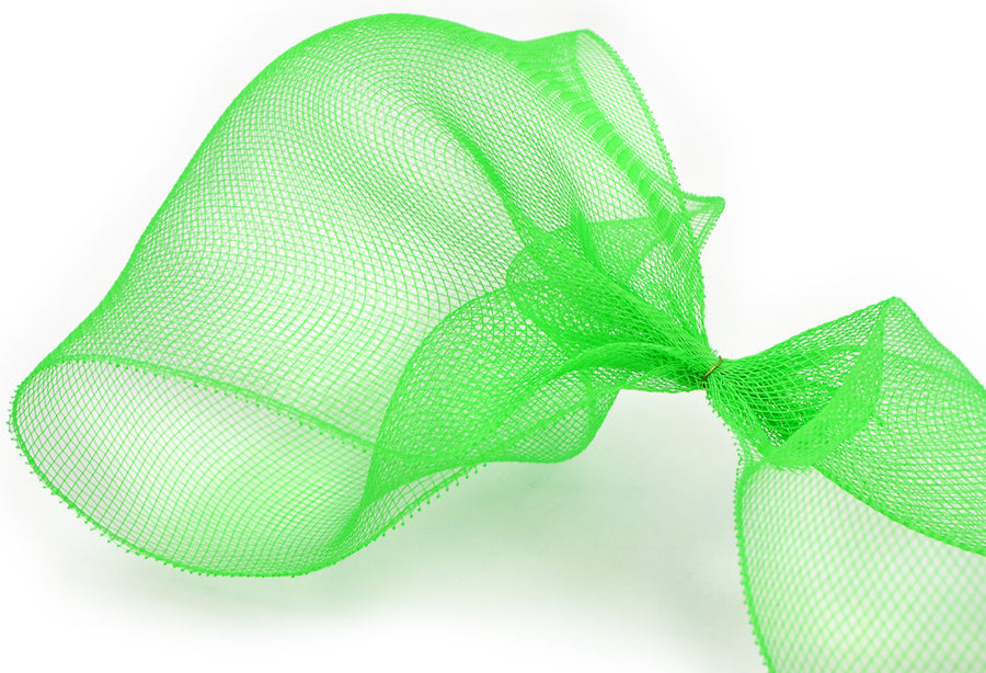 10" Poly Deco Mesh: Lime Green detail photo 3
