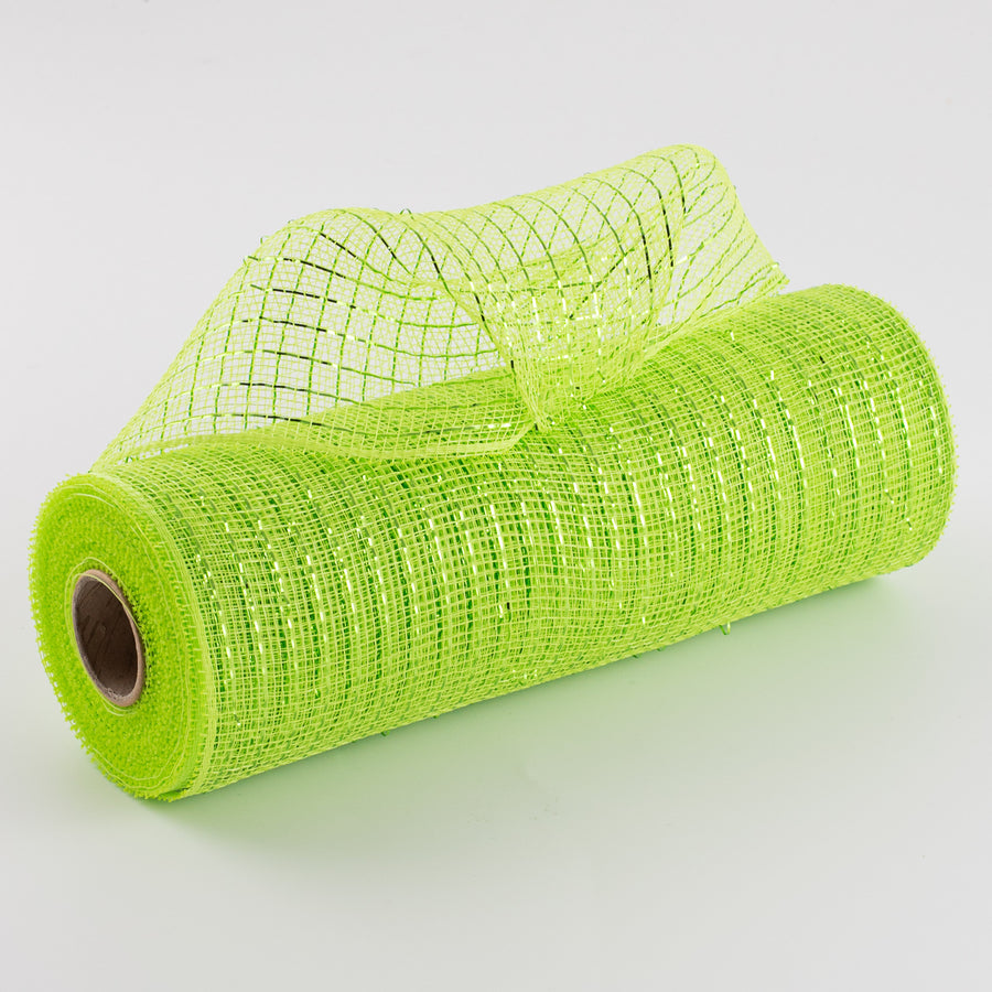 10" Poly Deco Mesh: Metallic Apple/Lime Item Number: RE130171