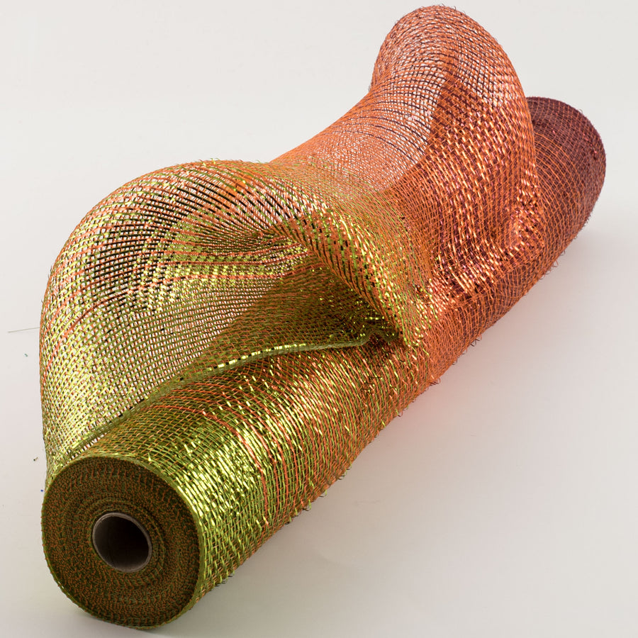 21" Poly Deco Mesh: Metallic Harvest Ombré Item Number: XB980-29