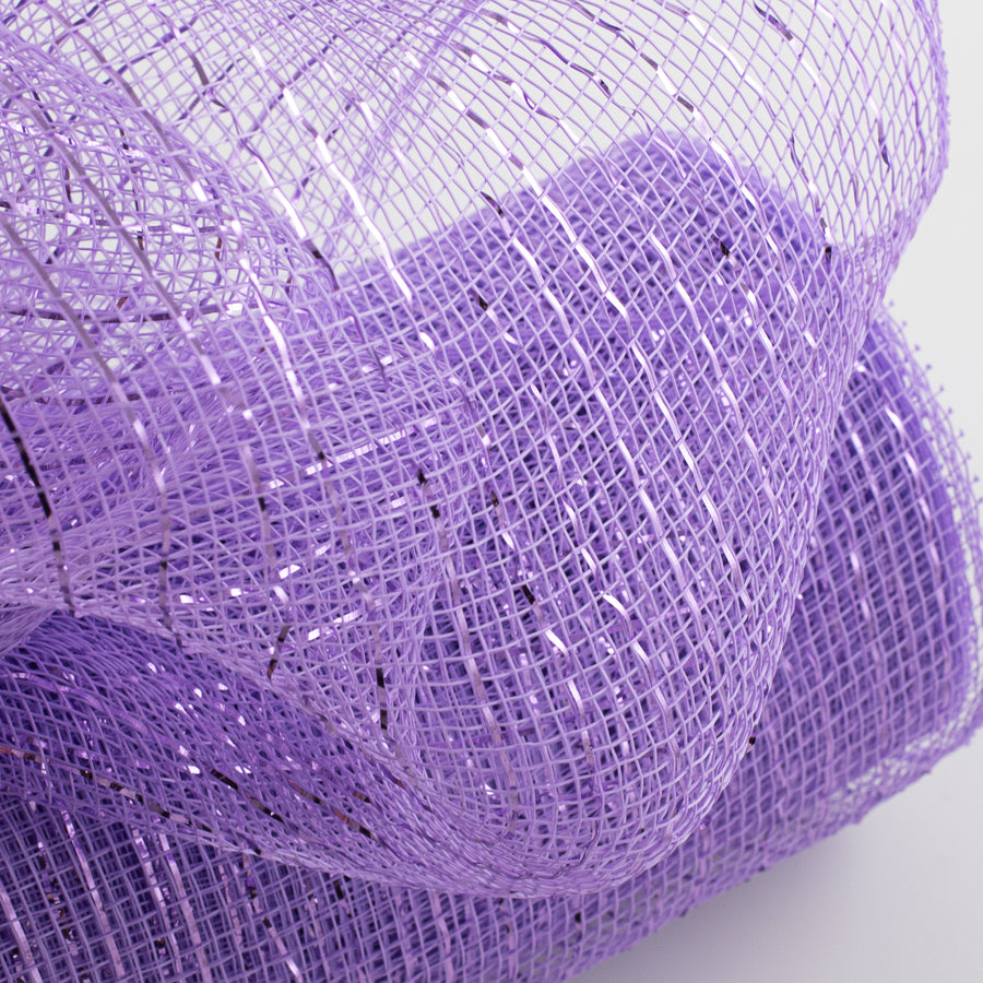 10" Poly Deco Mesh: Metallic Lavender Lifestyle Photo