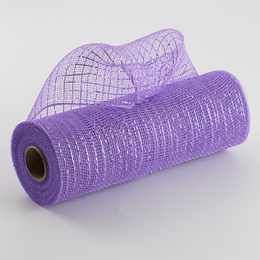10" Poly Deco Mesh: Metallic Lavender Item Number: RE130113