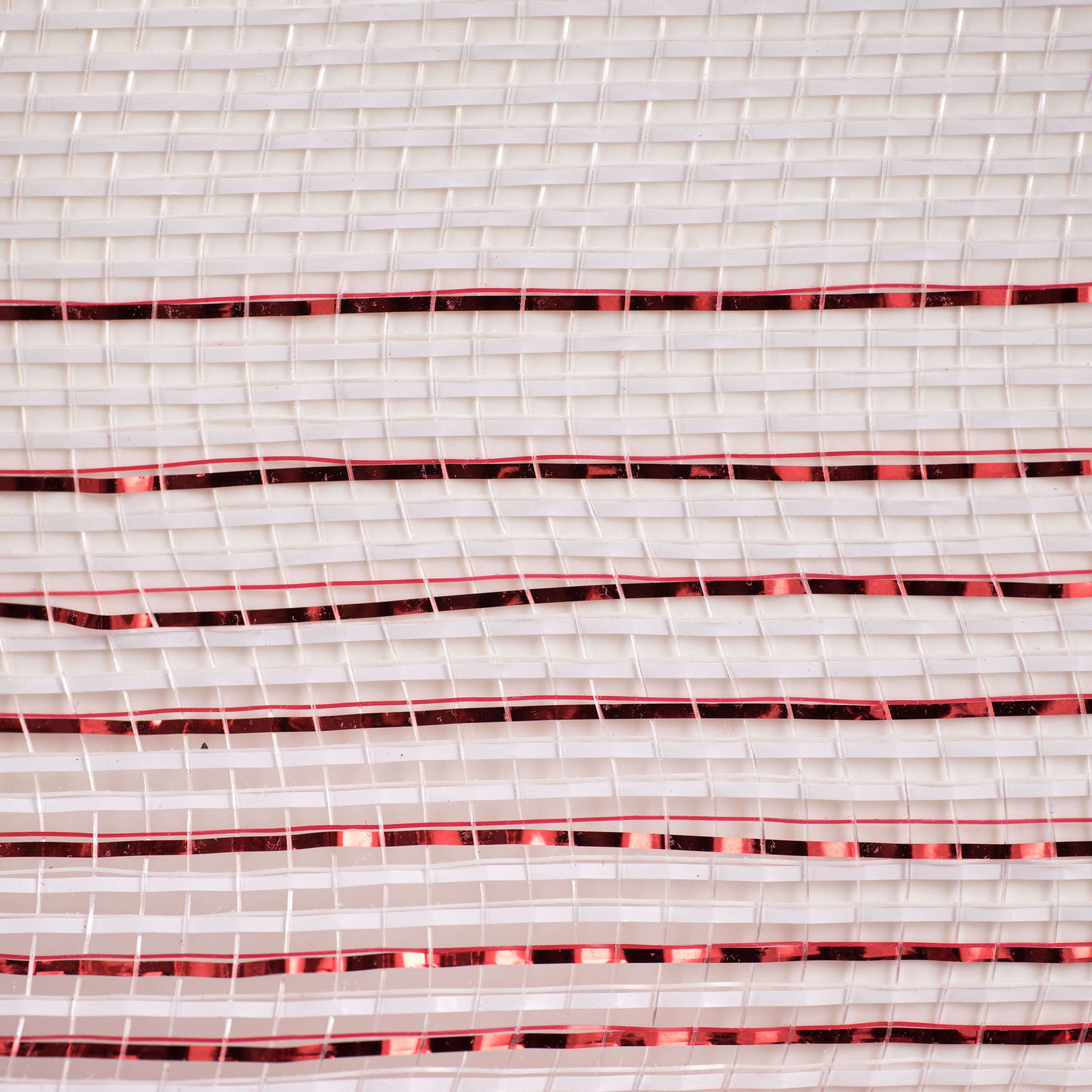 21" Poly Deco Mesh: Metallic Patriotic Ombré detail photo 3
