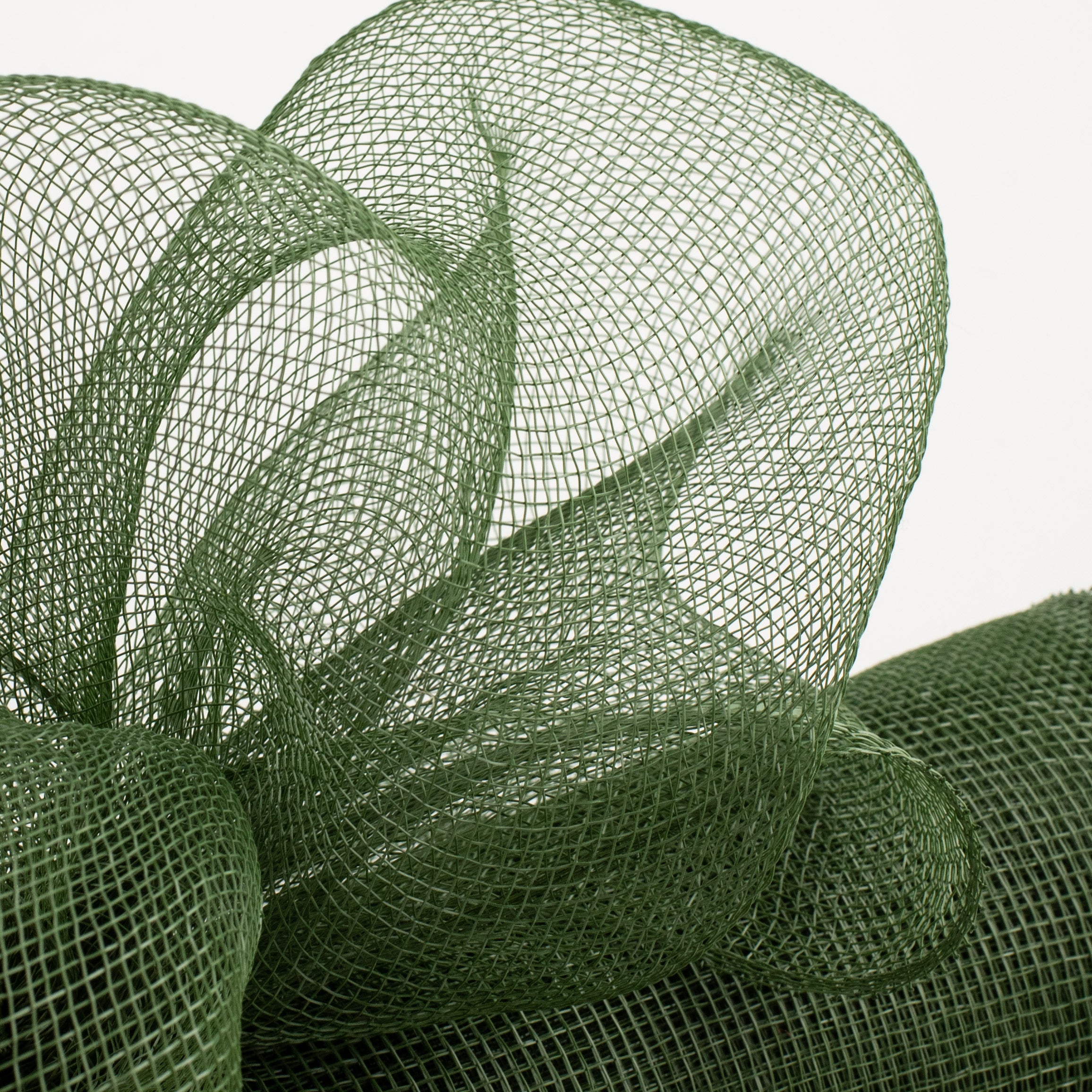 21" Poly Deco Mesh: Moss Green Lifestyle Photo