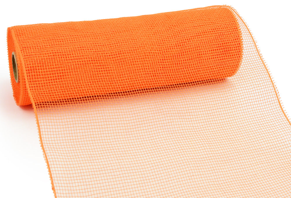 10" Poly Deco Mesh: Orange detail photo 3