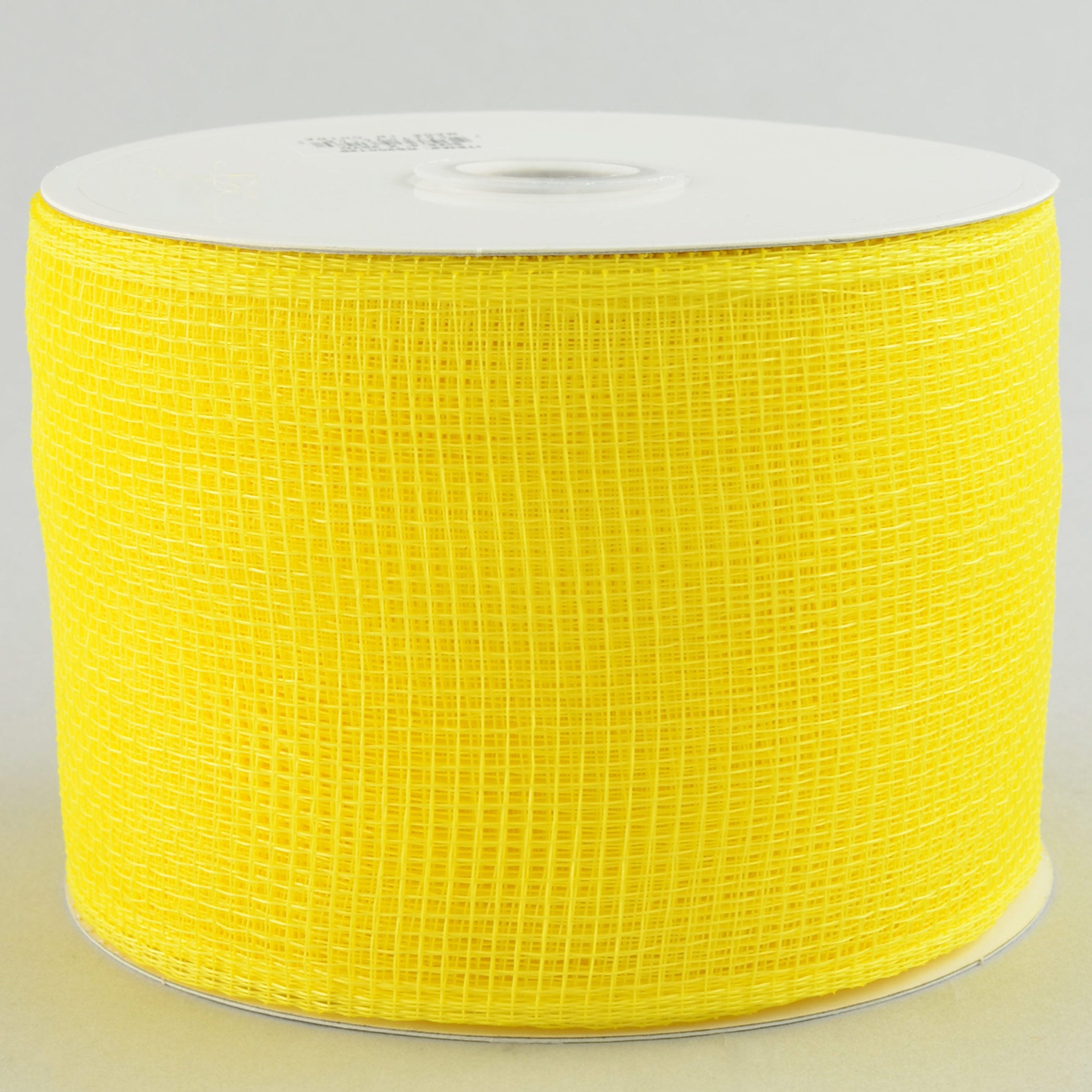 4" Poly Deco Mesh Ribbon: Yellow Item Number: RS200129