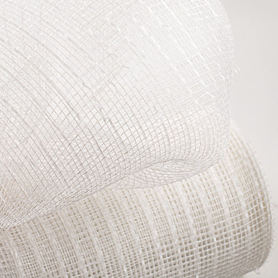 10" Poly Deco Mesh: White w/ White Lifestyle Photo