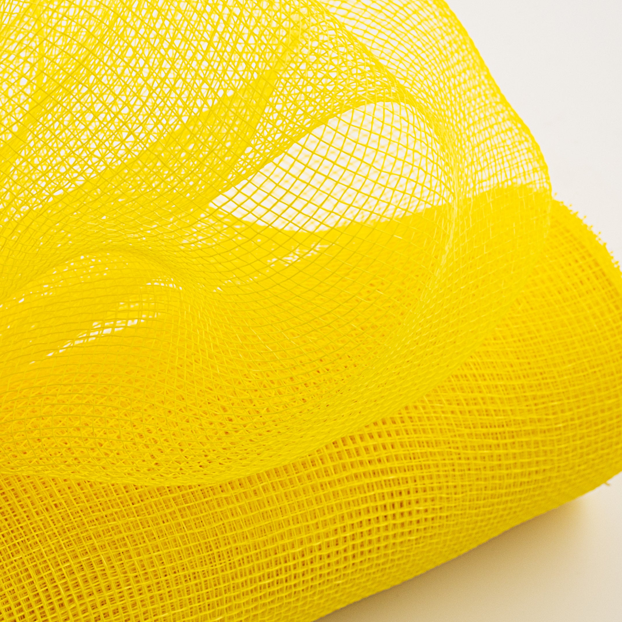 21" Poly Deco Mesh: Yellow Lifestyle Photo
