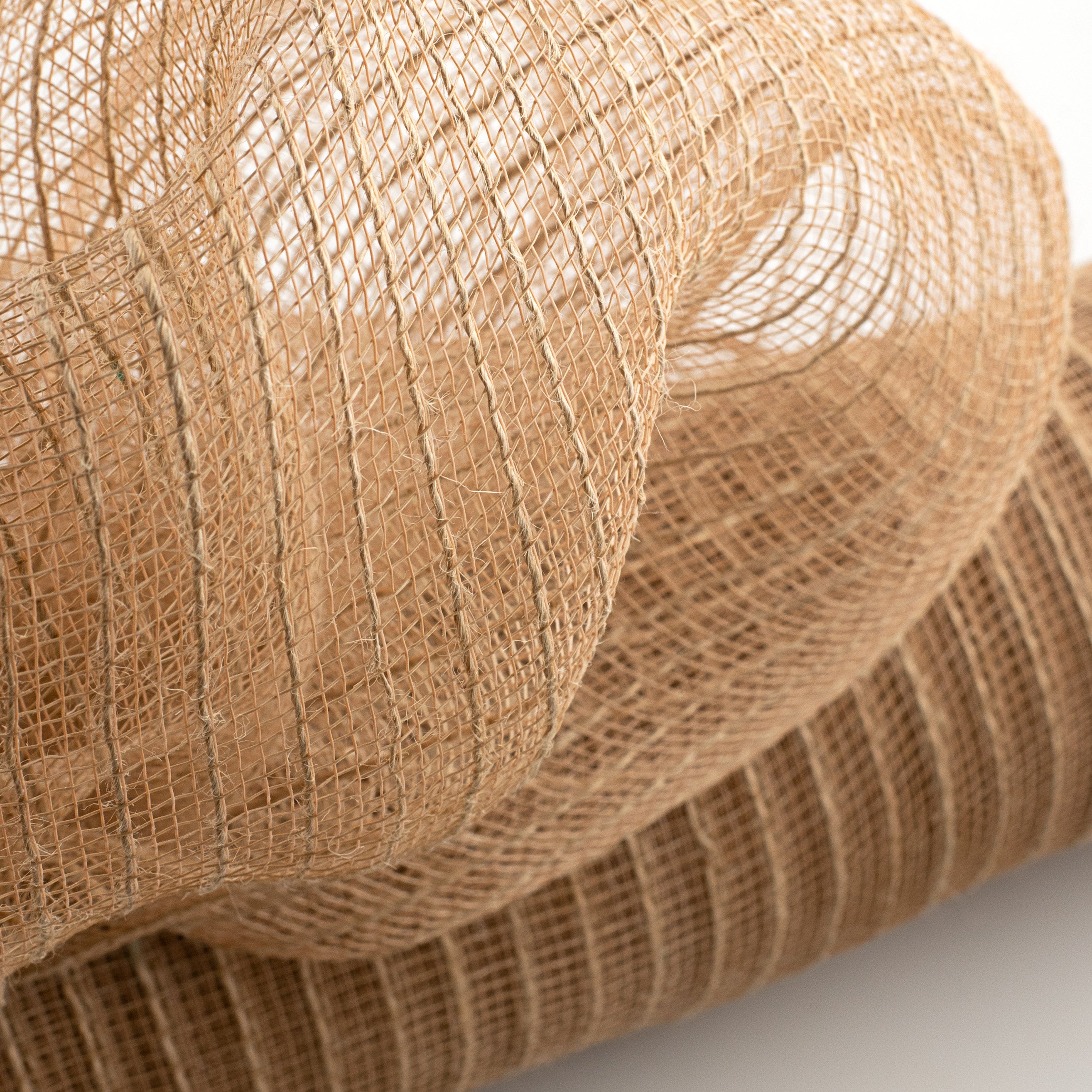 21" Poly Jute Deco Mesh: Natural (10 Yards) Lifestyle Photo