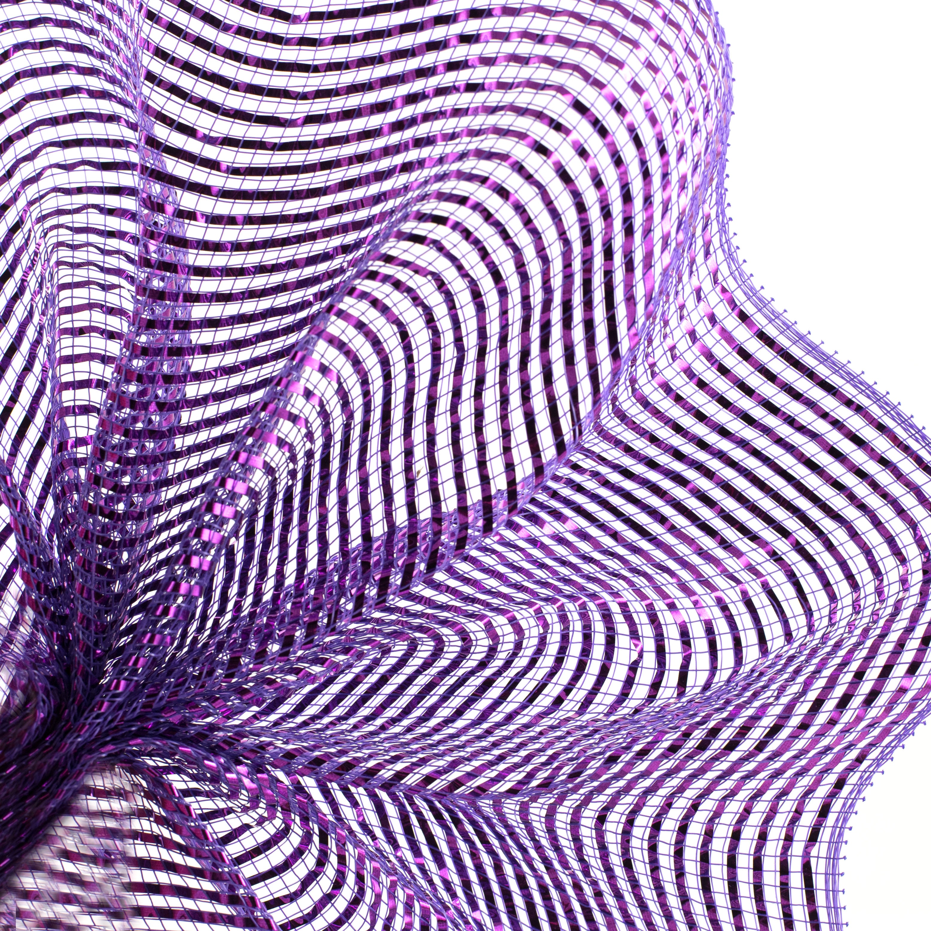10" Poly Mesh Roll: Deluxe Wide Foil Purple Lifestyle Photo