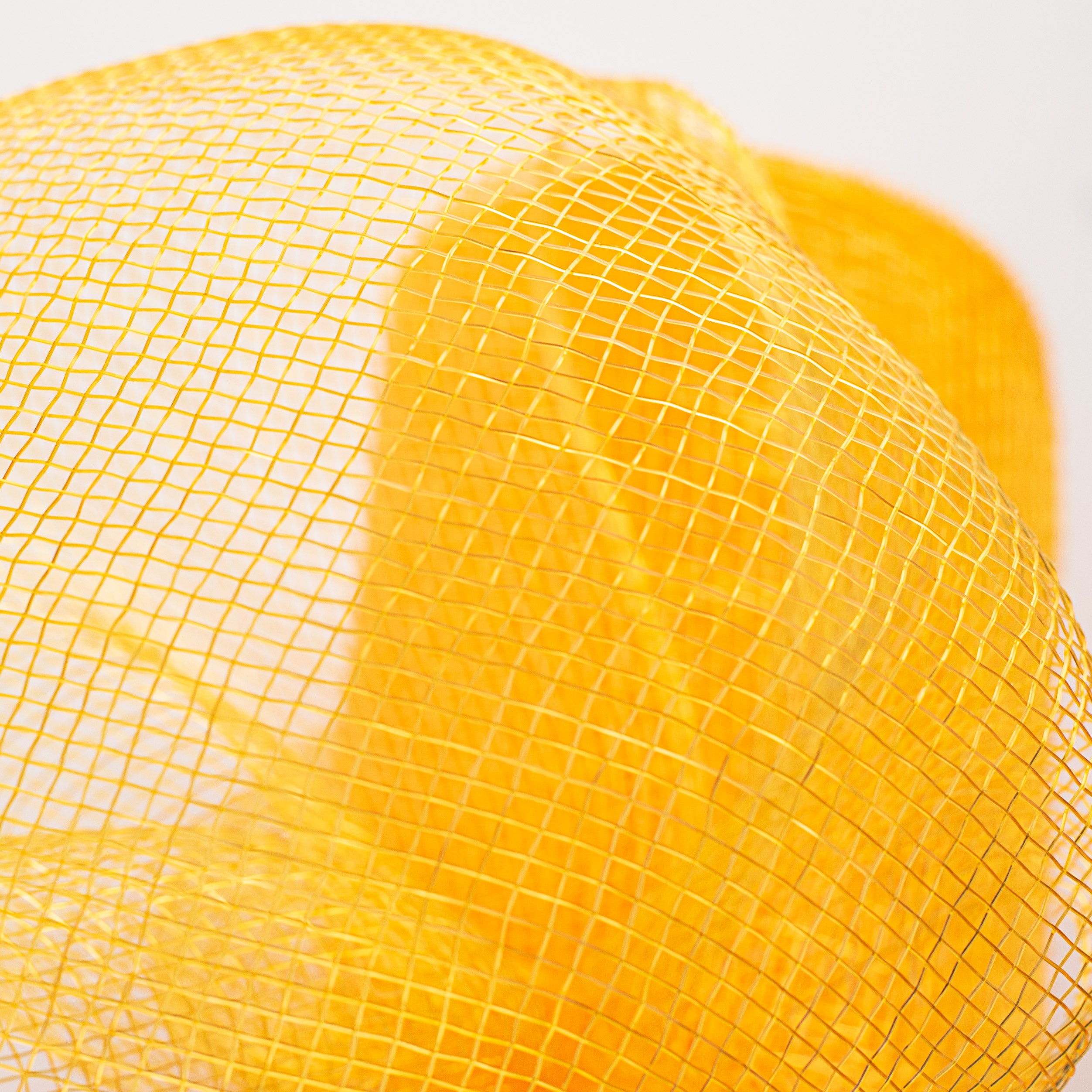 10" Poly Mesh Roll: Golden Yellow Lifestyle Photo