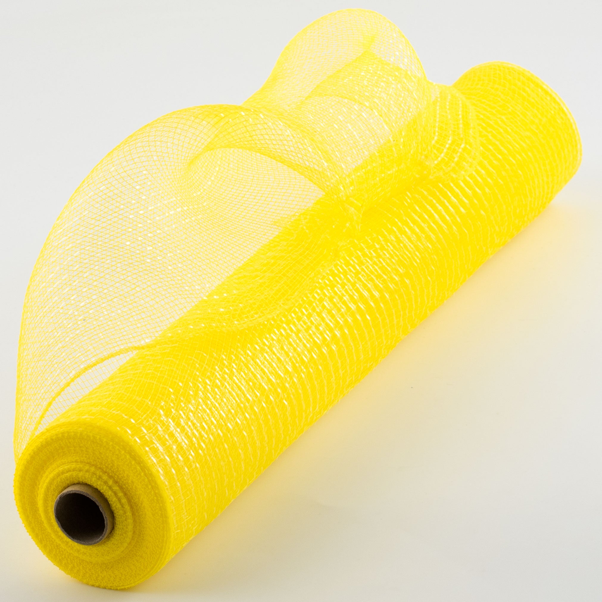 21" Poly Mesh Roll: Metallic Daffodil Yellow Item Number: XB905-22