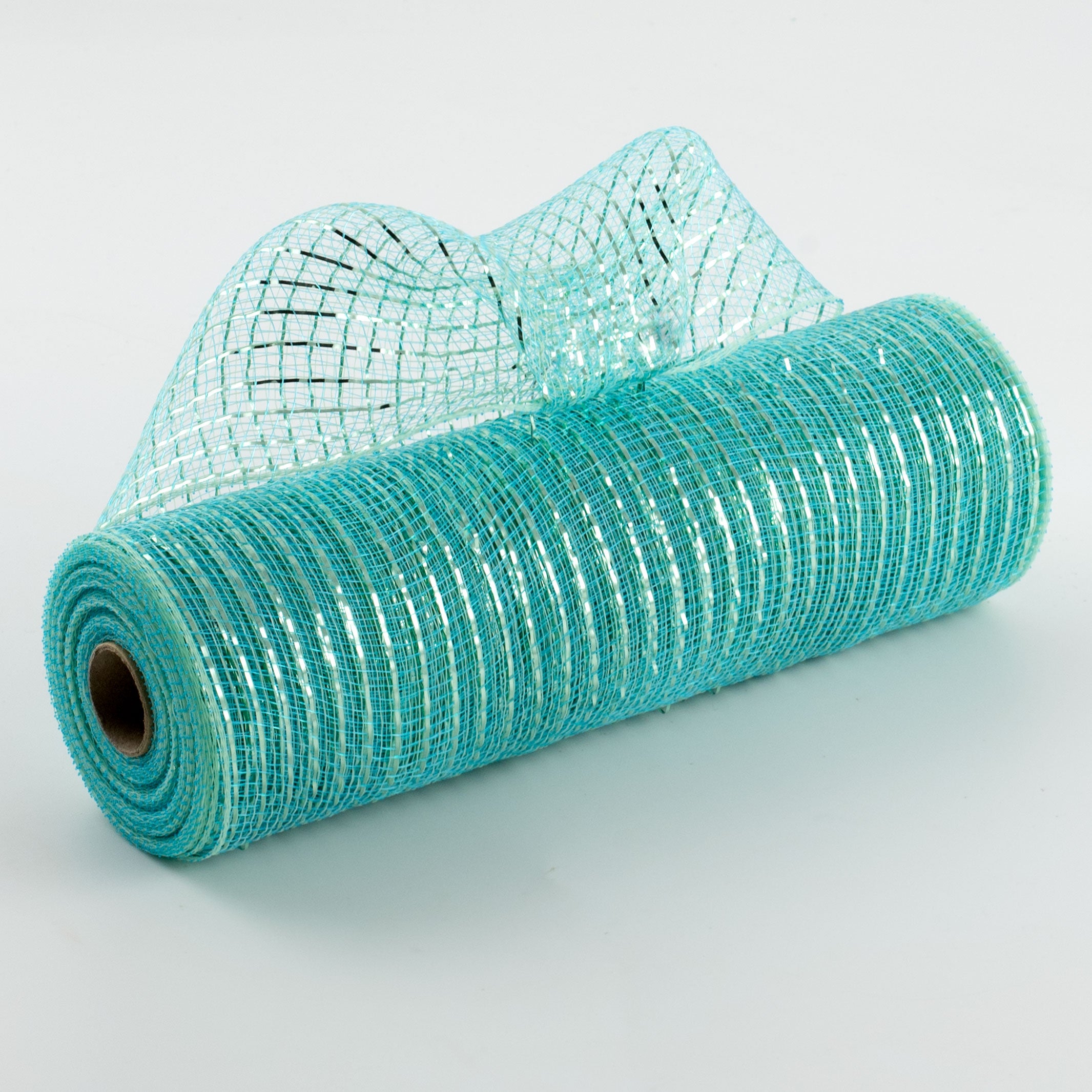 10" Poly Mesh Roll: Metallic Ice Blue Item Number: XB90510-05
