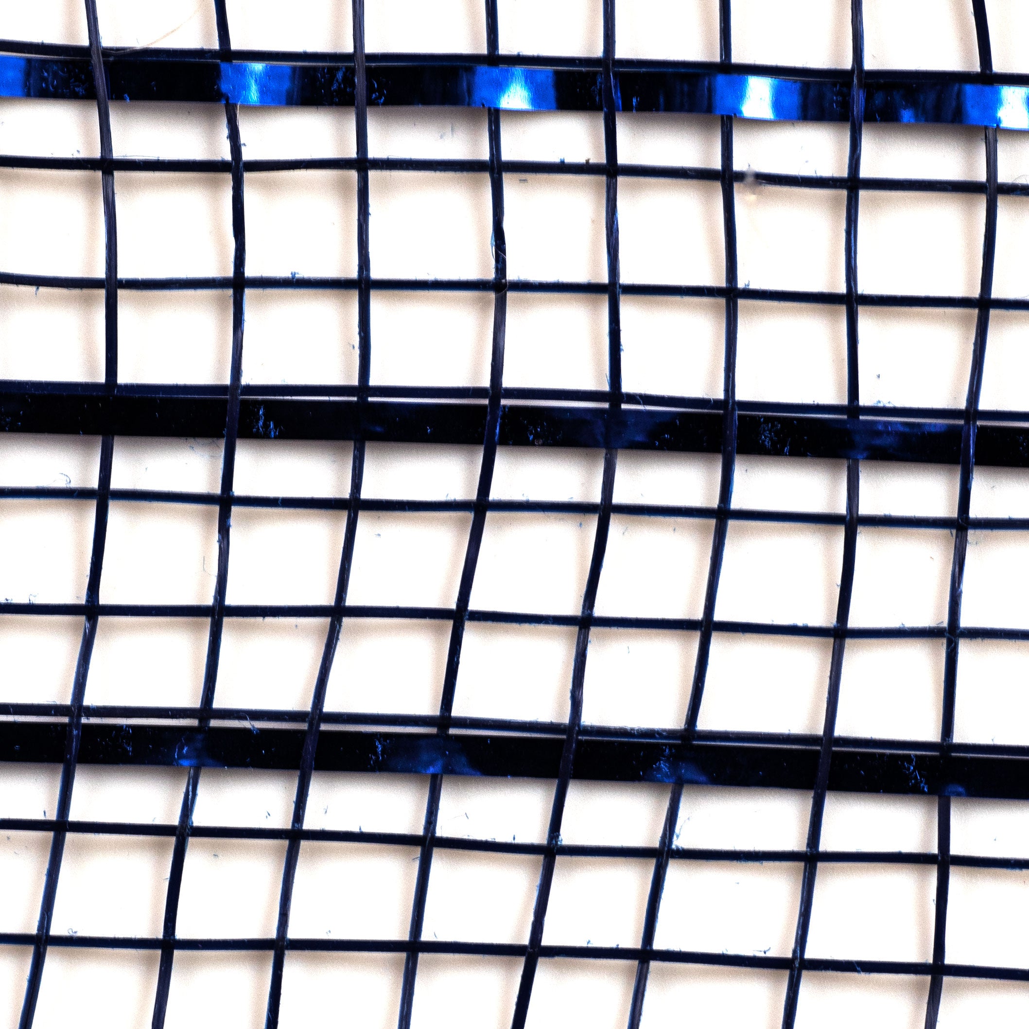 21" Poly Mesh Roll: Metallic Navy Blue detail photo 3