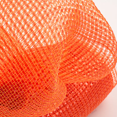 10" Poly Mesh Rolls: Deluxe Wide Foil Orange Lifestyle Photo