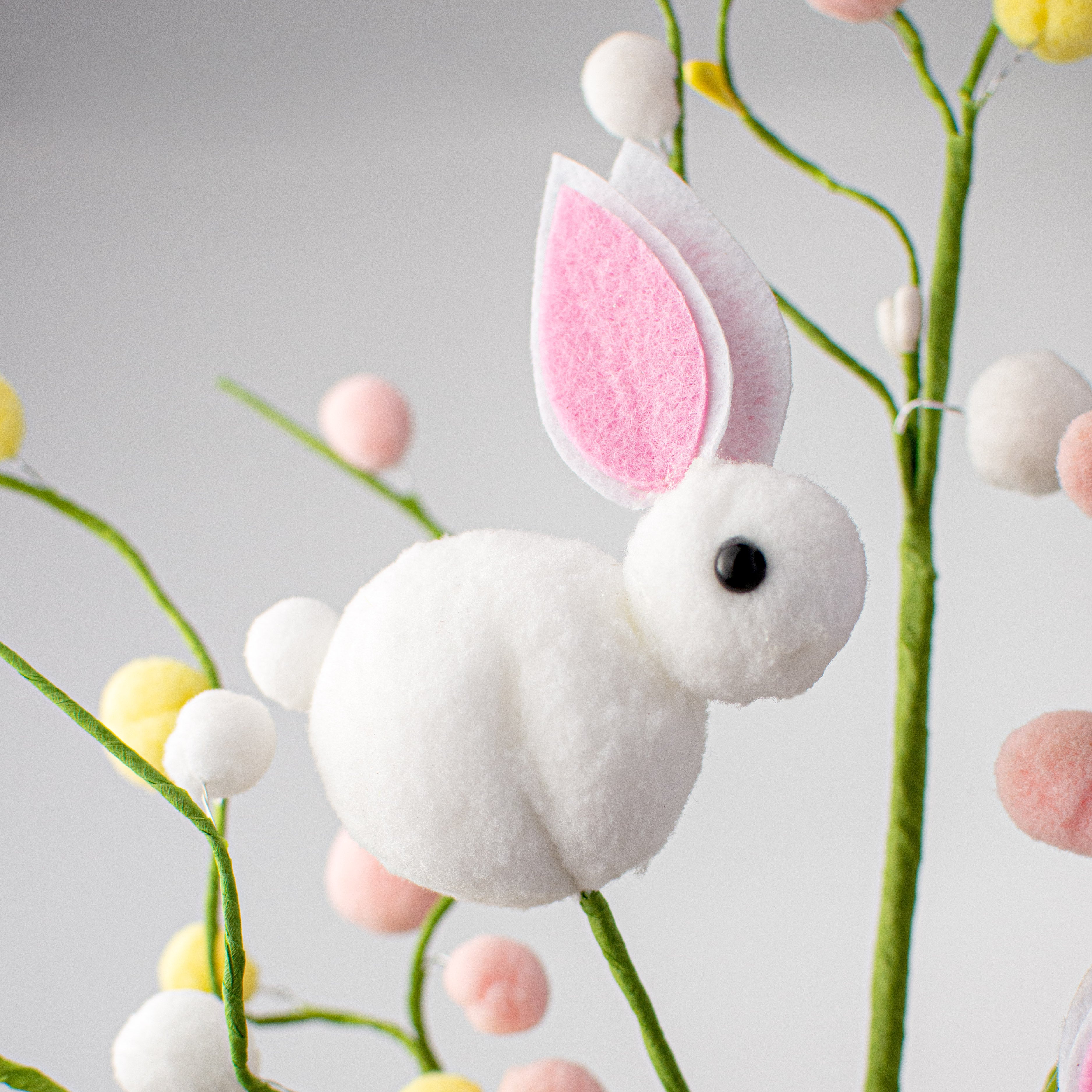 32" Pom Pom Bunny Spray Lifestyle Photo