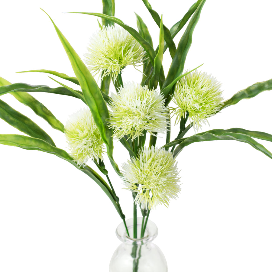 15" Pom Pom Bush: Cream Item Number: 13312CM