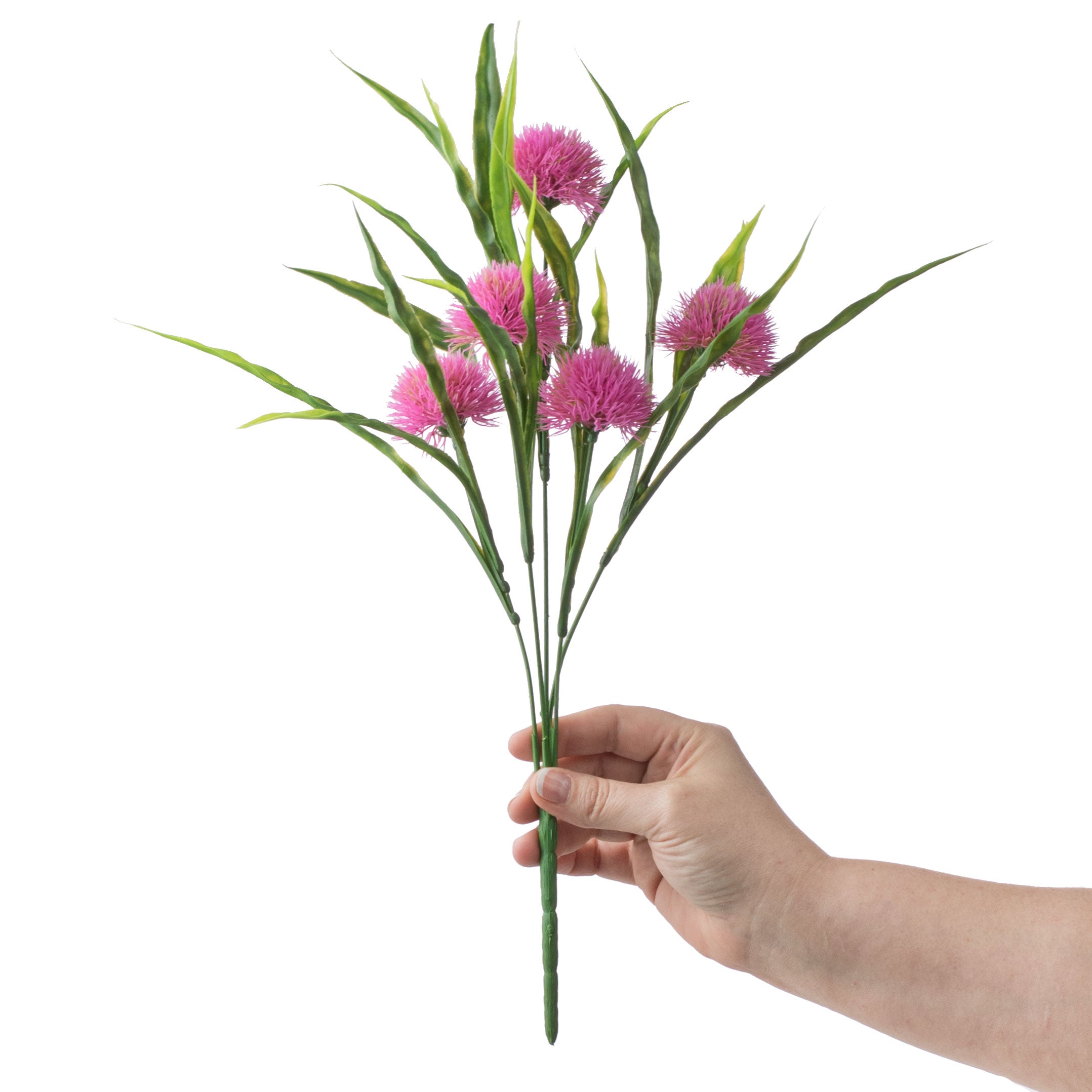15" Pom Pom Bush: Pink Lifestyle Photo