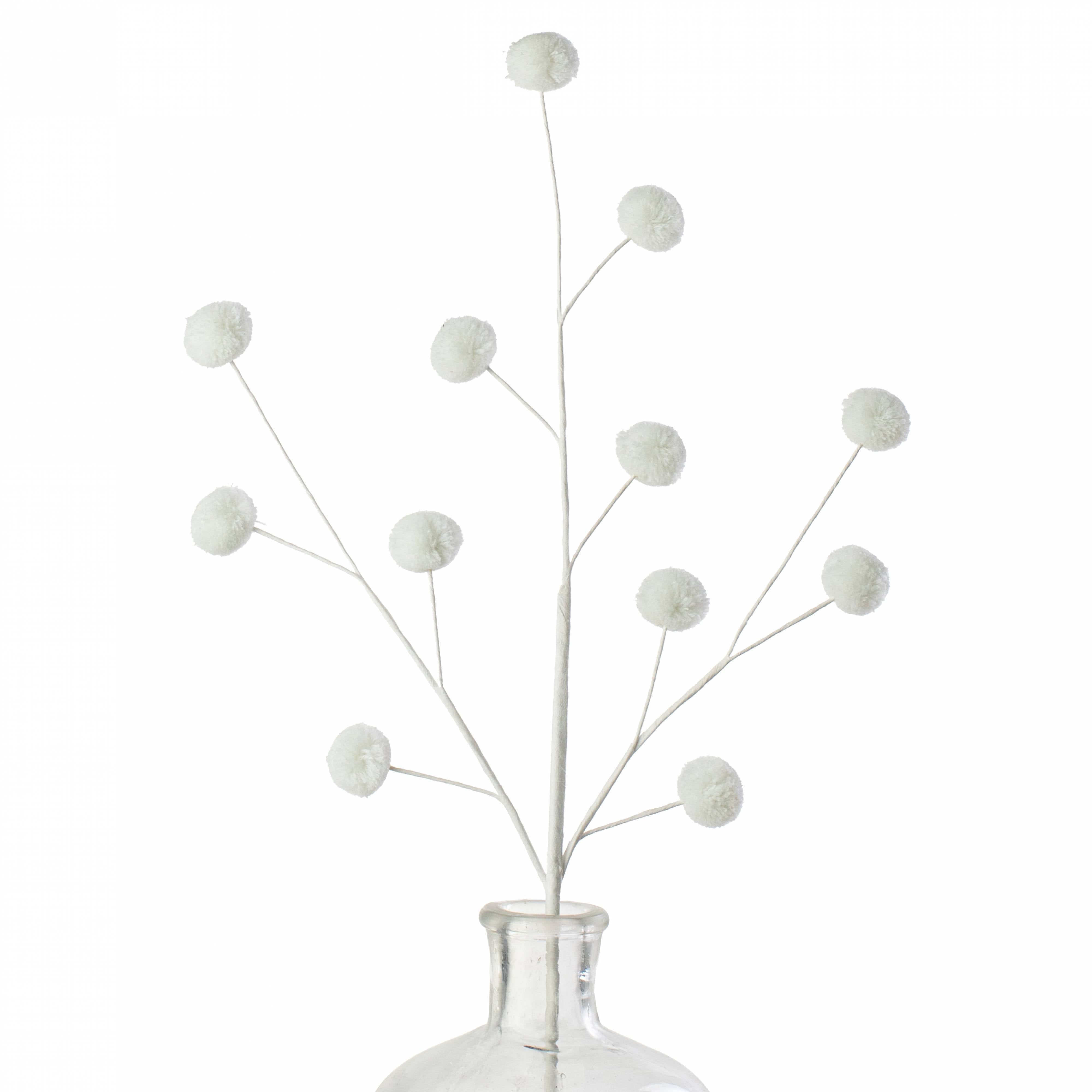 23" Pom Pom Spray: White Item Number: MN029427