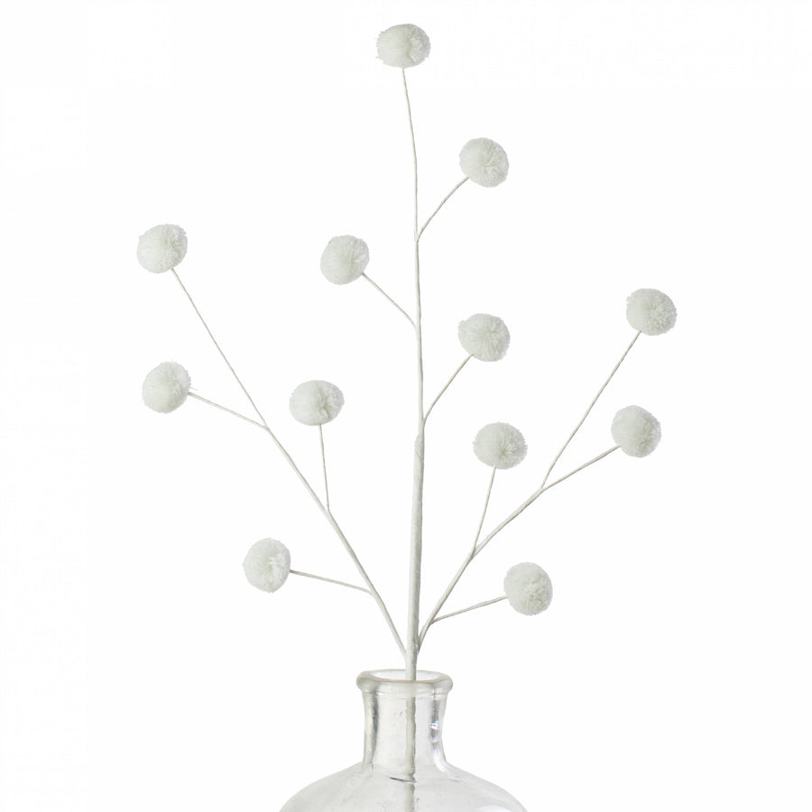 23" Pom Pom Spray: White Item Number: MN029427