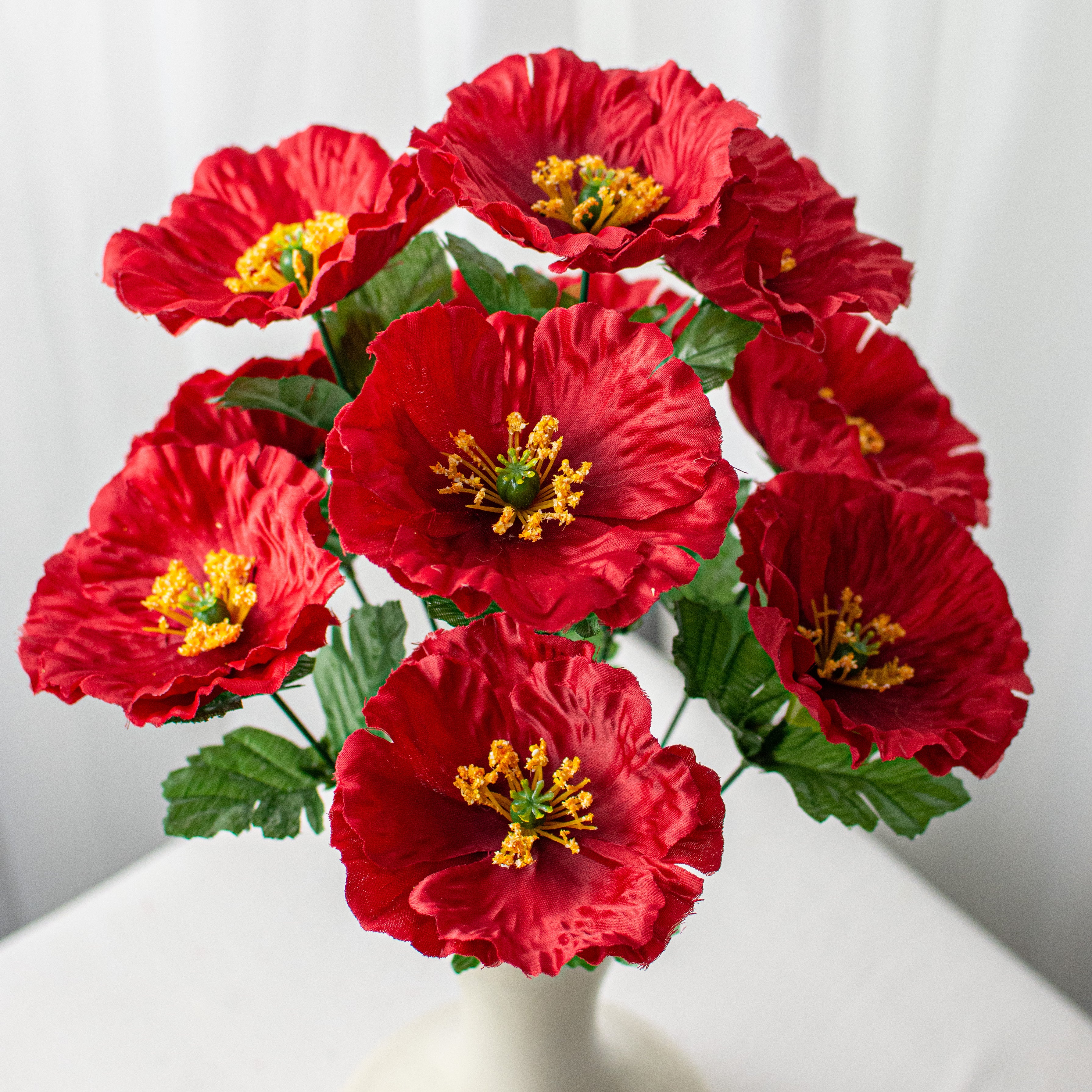 16" Poppy Bush: Red Item Number: 63350RD