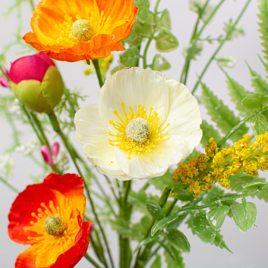 16" Poppy, Fern, Leaves Pick Lifestyle Photo
