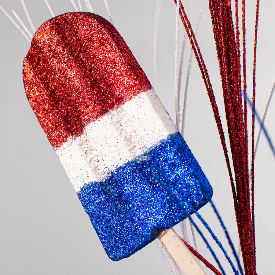 28" Popsicle Spray: Red, White, Blue Lifestyle Photo