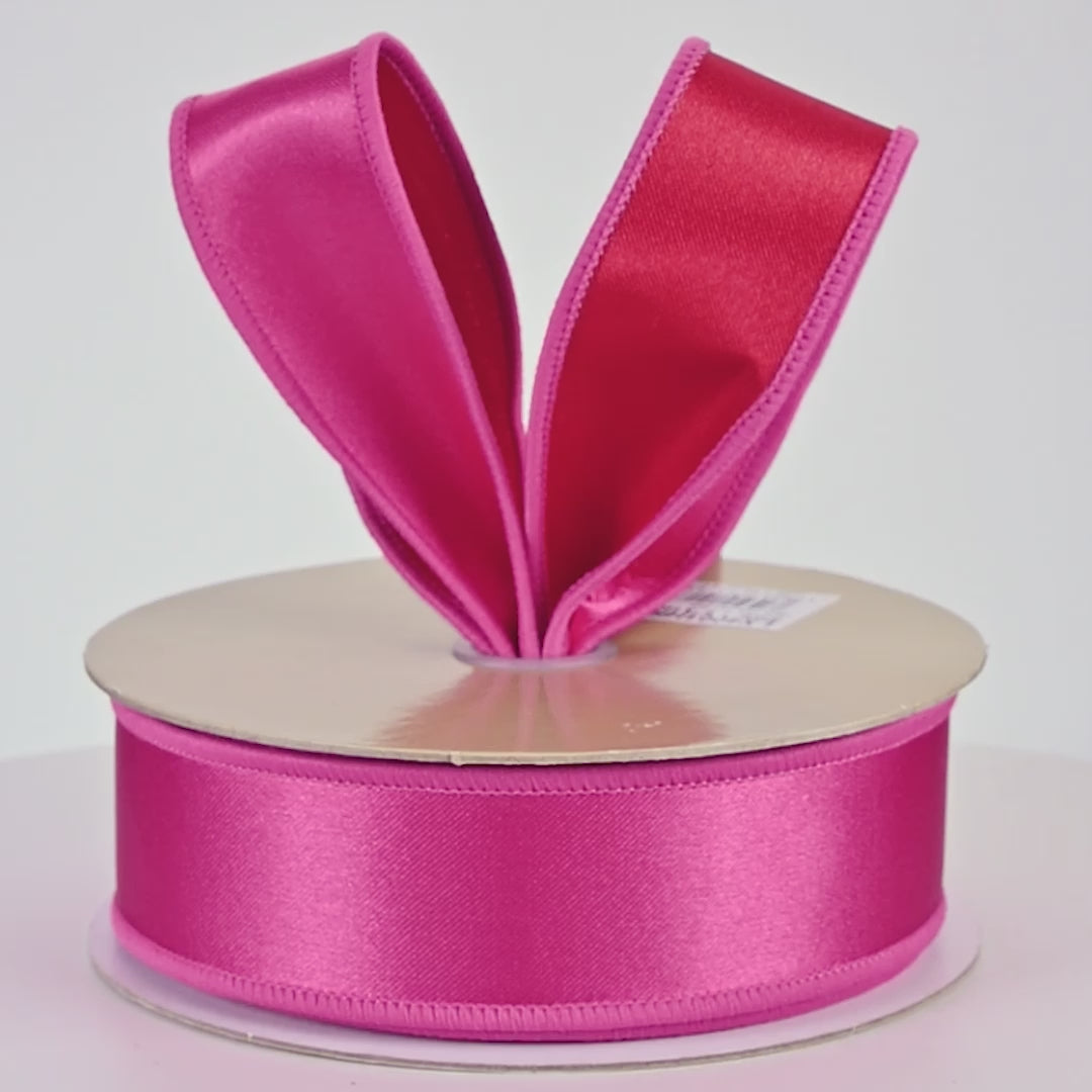 【タグ付き新品】Manon ribbon tops pink Dusty pink double side satin ribbon - Lace To Love