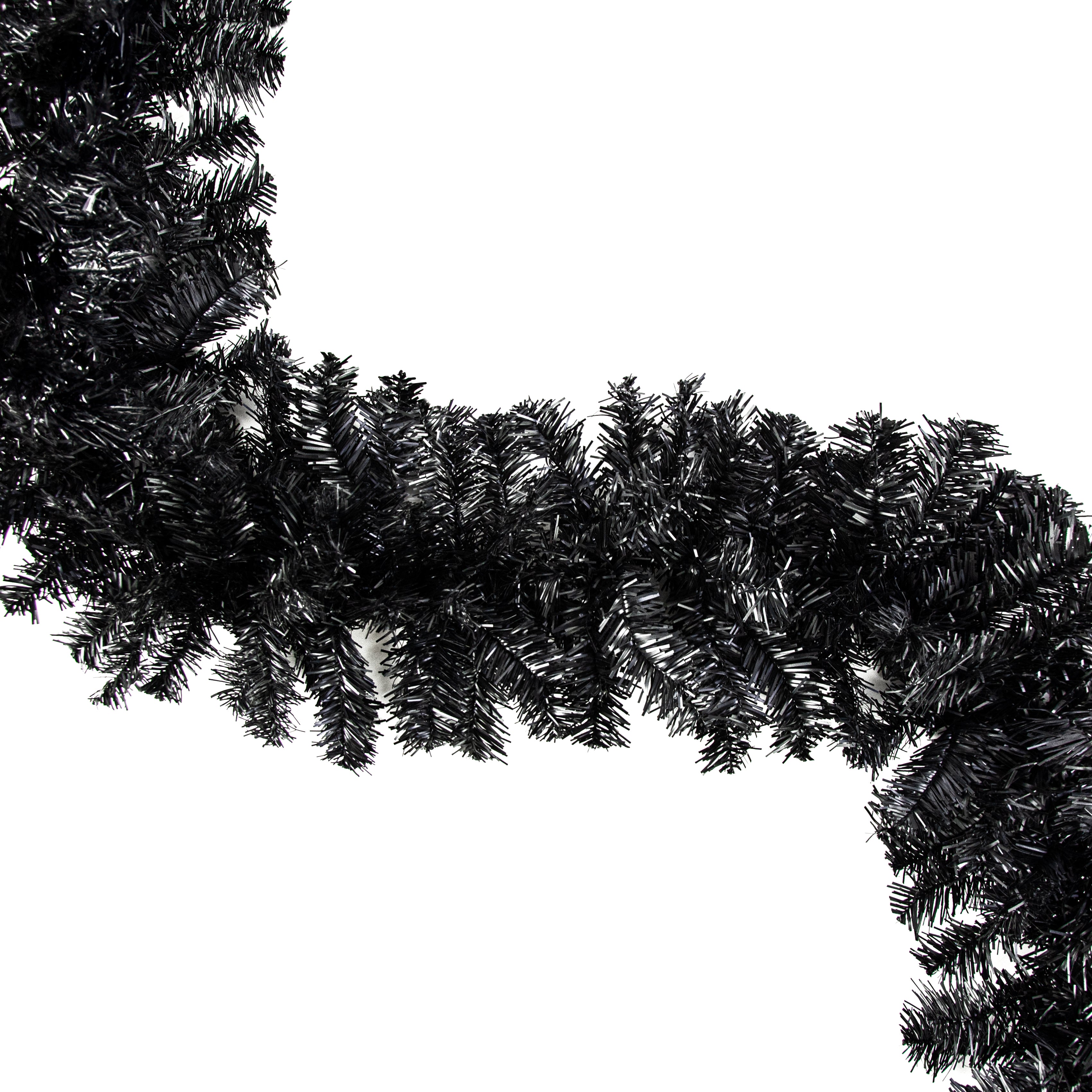 9' PVC Pine Garland: Black (201 Tips) Item Number: XX964502