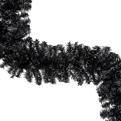 9' PVC Pine Garland: Black (201 Tips) Item Number: XX964502