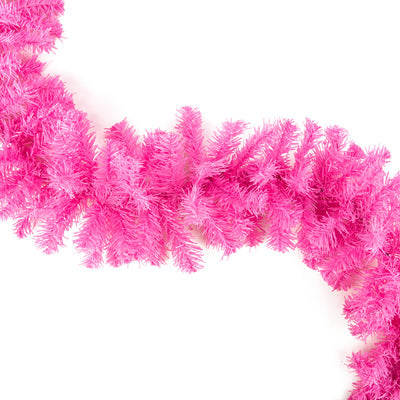 9' PVC Pine Garland: Pink (201 Tips) Item Number: XX964622