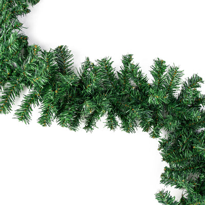 9' x 8" PVC Pine Garland: Two-Tone Green (201 Tips) Item Number: XX964509