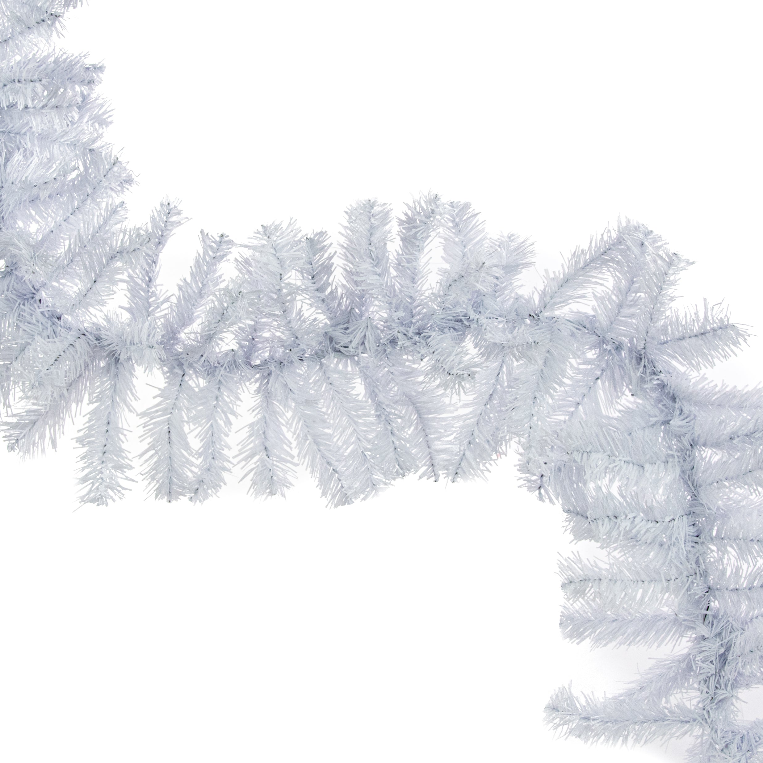 9' PVC Pine Garland: White (201 Tips) Item Number: XX964627