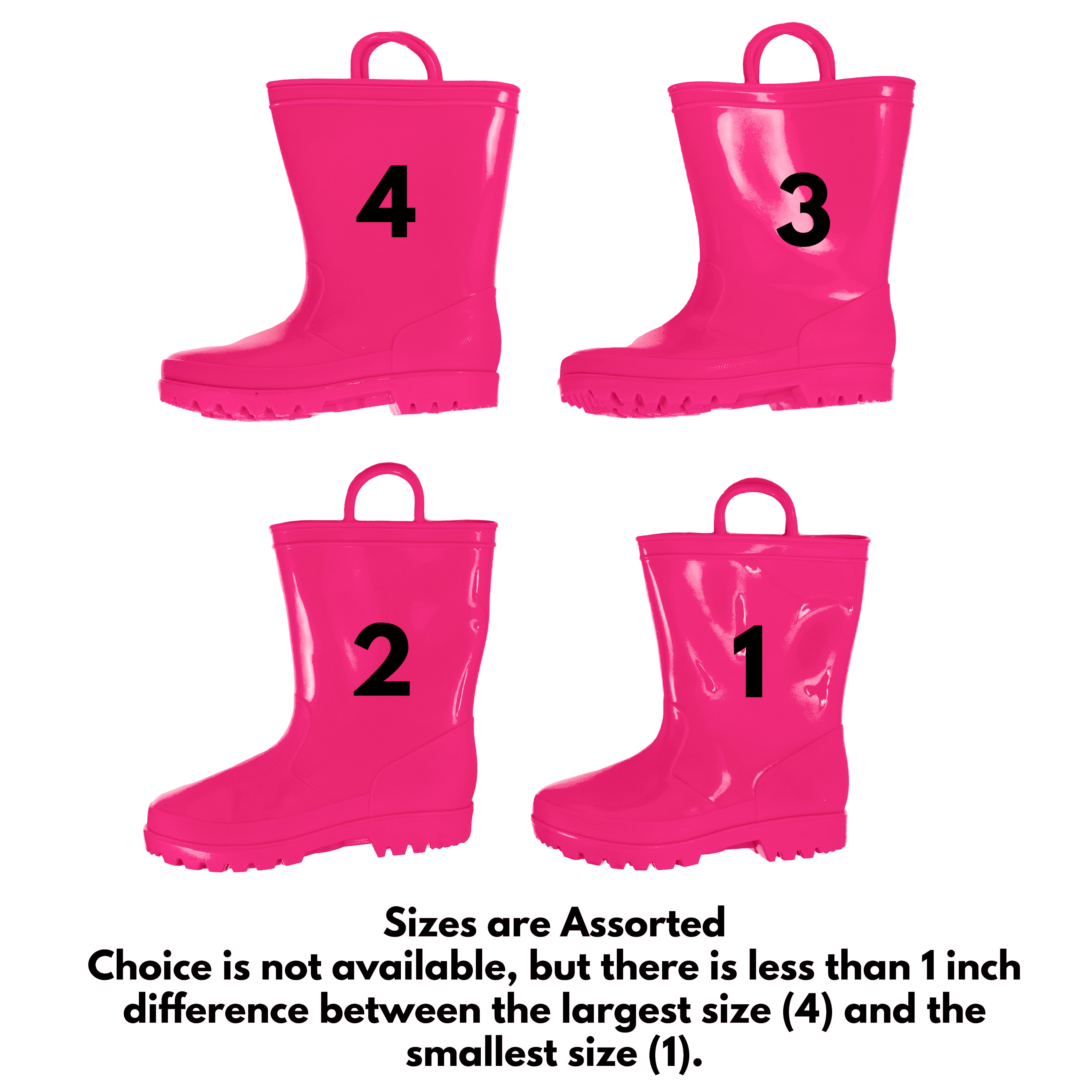 Rain Boot Planters: Hot Pink (Pair) detail photo 4