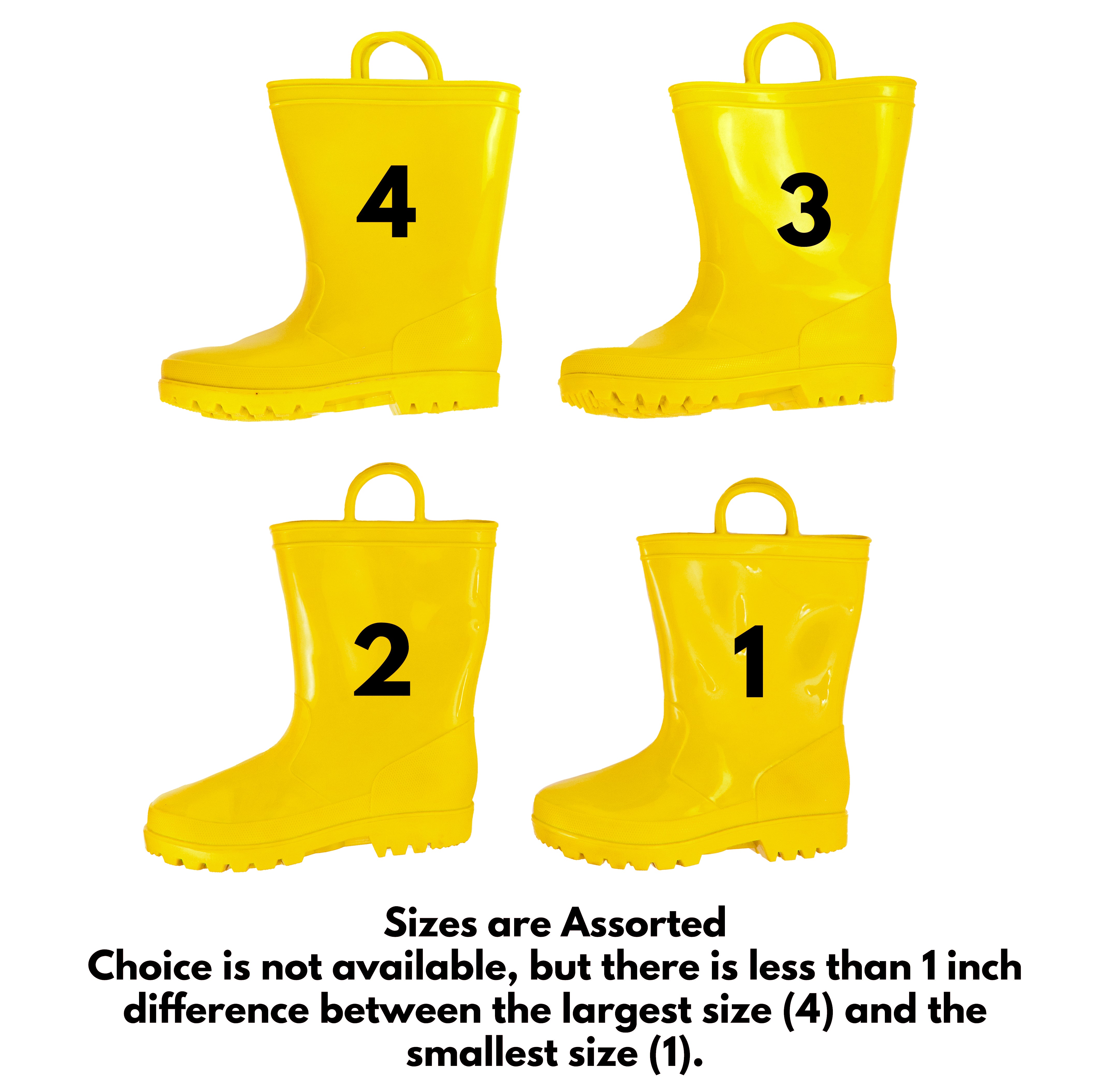 Rain Boot Planters: Yellow (Pair) detail photo 4