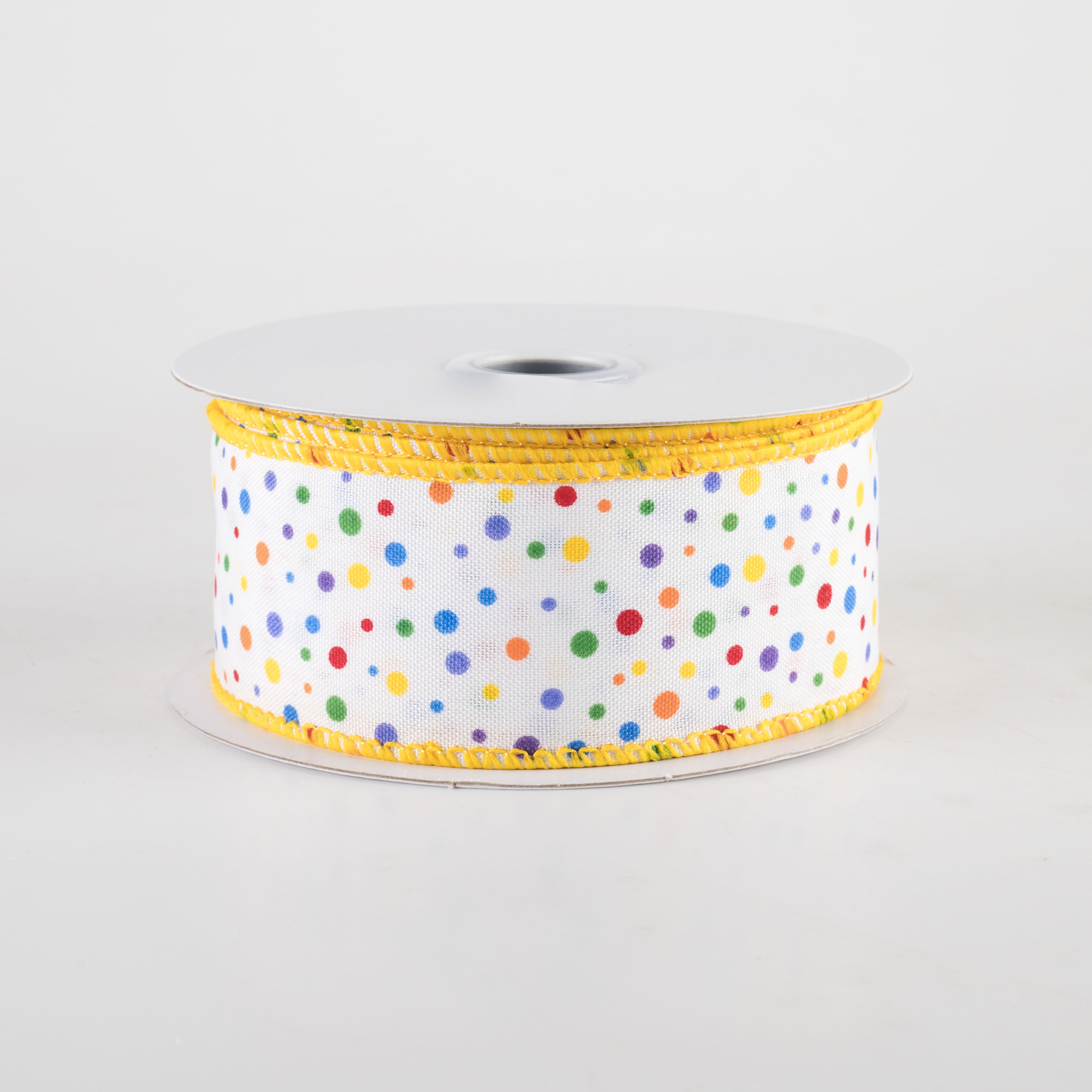 1.5" Rainbow Multi Mini Dot Ribbon (10 Yards) Item Number: RGF146827